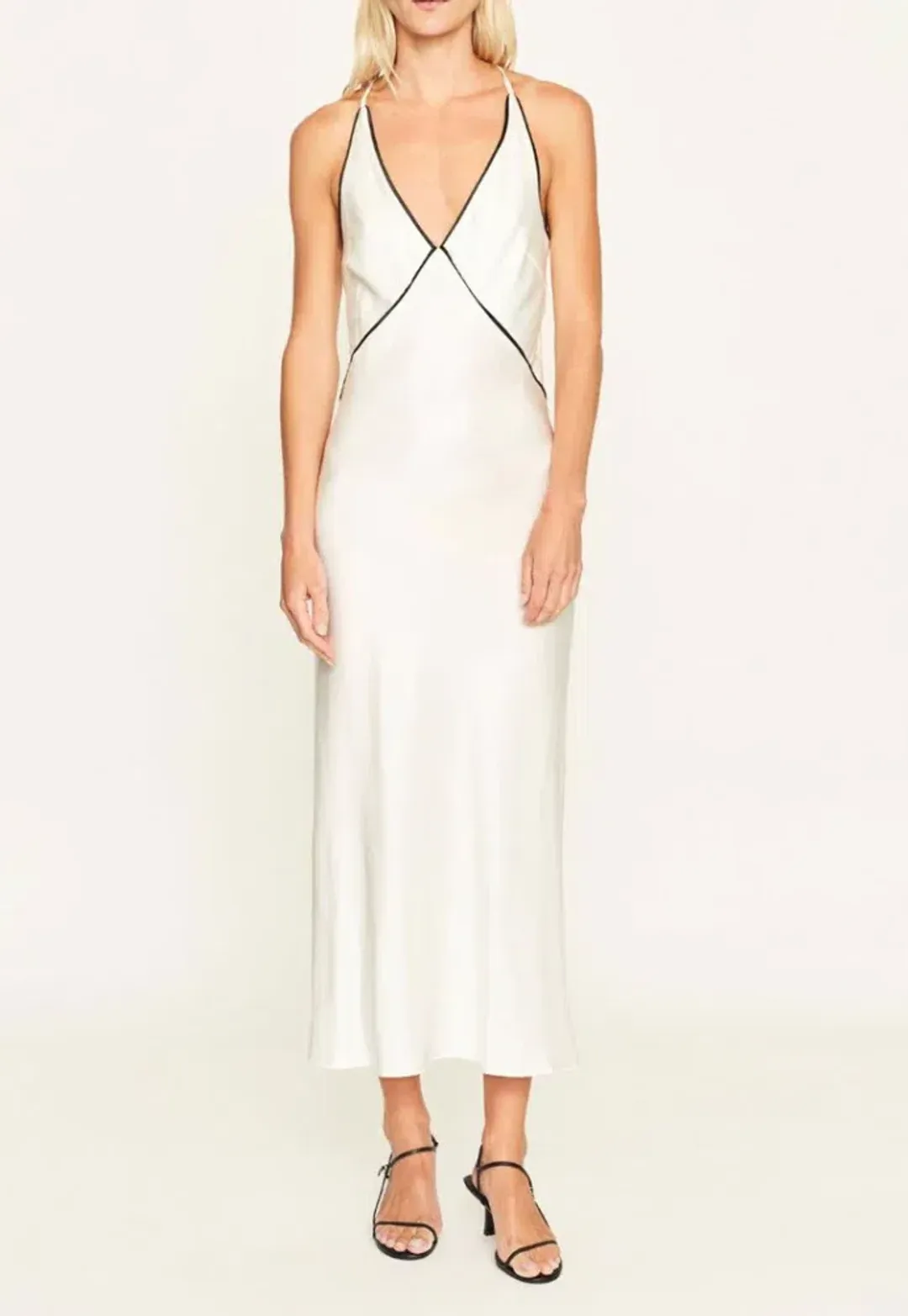 Chosen by Tuchuzy Ivylee Slip Dress White Size 6 for rent on The Volte - main image