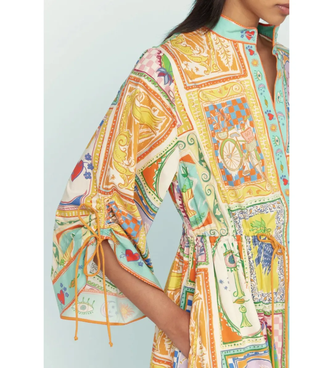 Alemais Holiday Go-To Shirt Dress Size AU 6 for rent on The Volte - main image