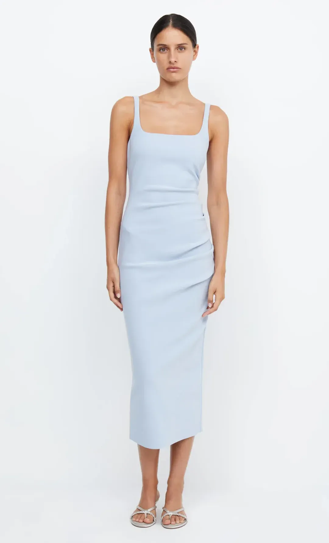 Bec & Bridge Be Mine Square Neck Dusty Blue Size 10  for rent on The Volte - main image