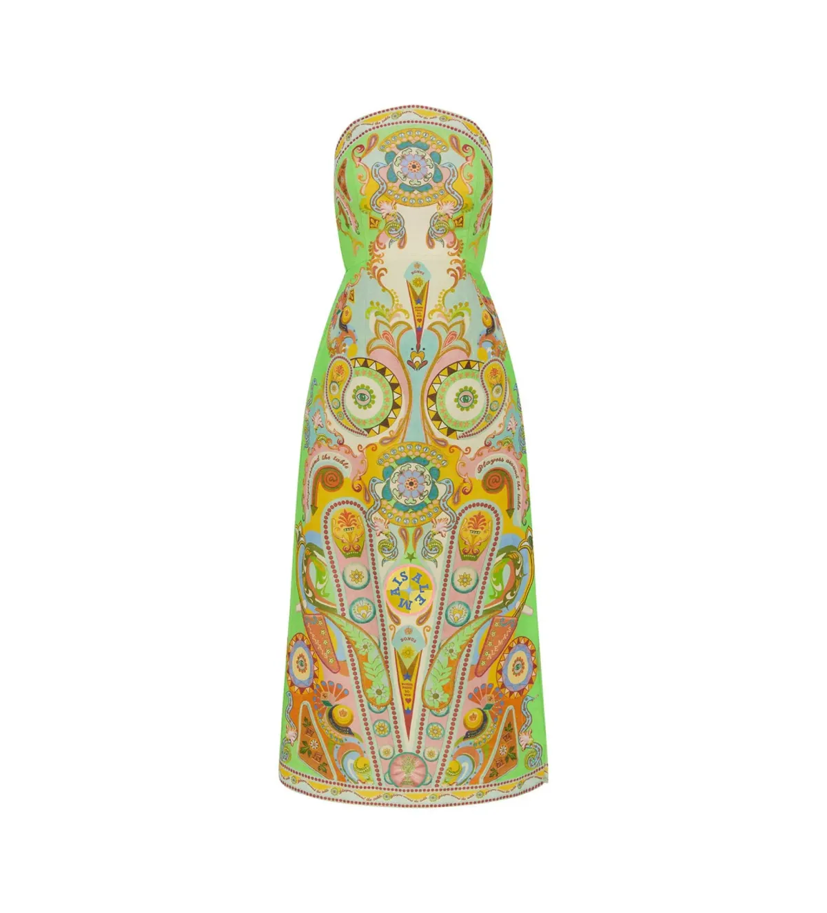 Alemais Pinball Bodice Dress Print Size 12 - Image 5