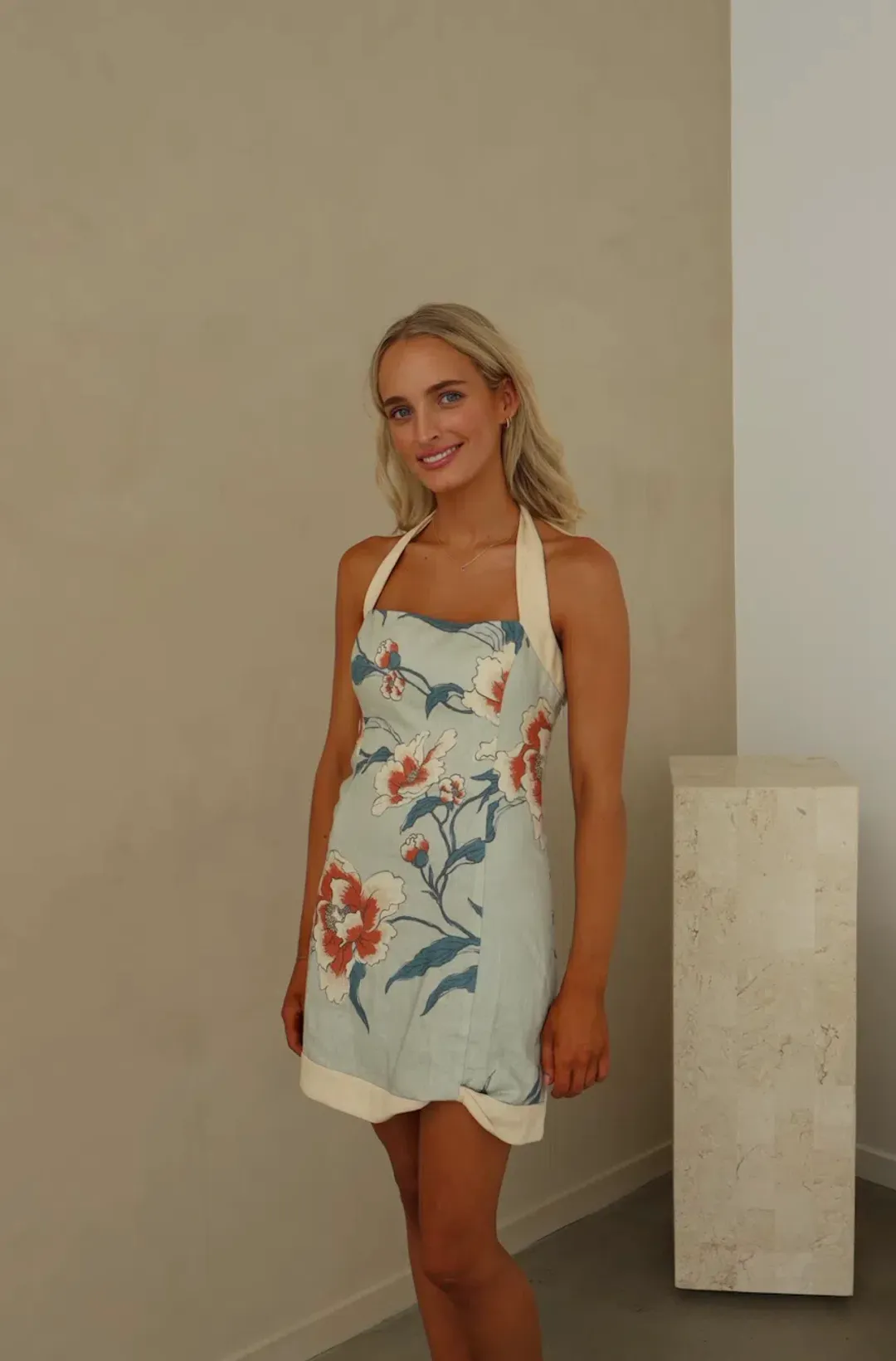 Sir The Label Roisin Mini Dress in Bloom Floral Size 8 for rent on The Volte - main image