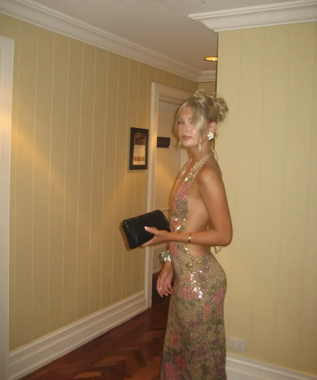 Fait Par Foutch Liana Dress Fleur Sequin Size XS/AU 6 for rent on The Volte - main image