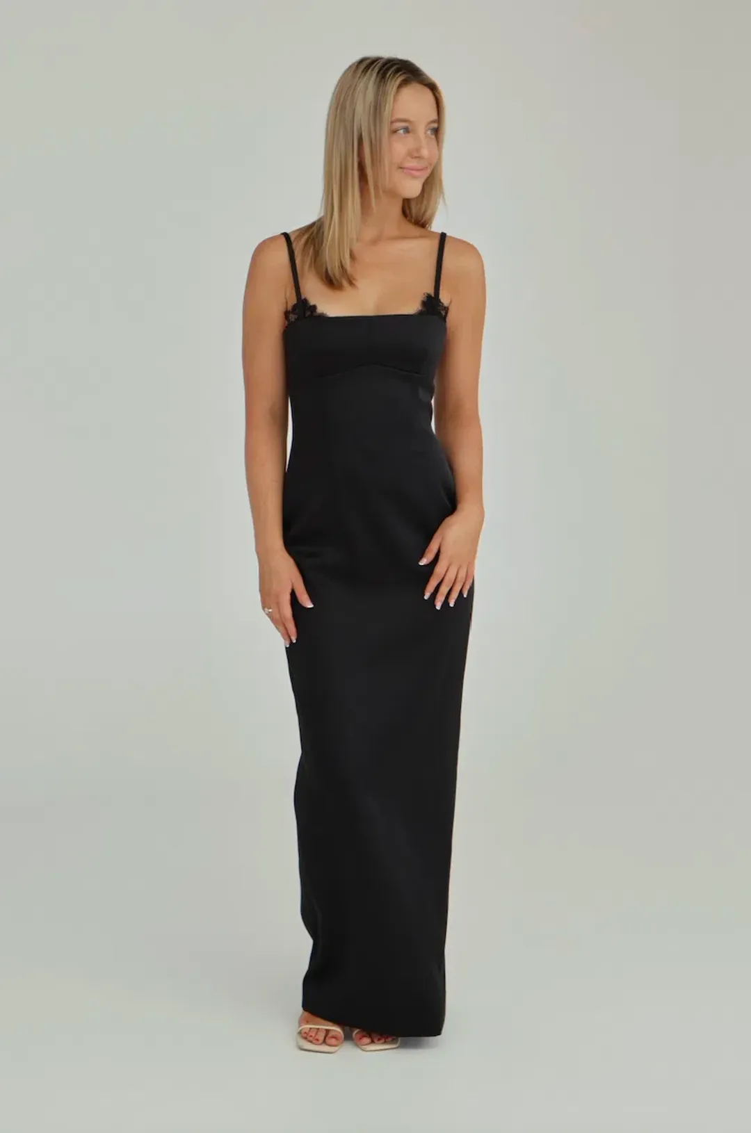 POPPY COLUMN GOWN for rent on The Volte - main image