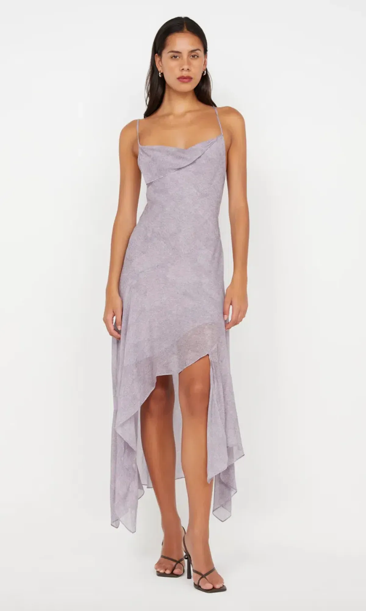 Bec + Bridge Tallis Asym Dress Lilac Size 12 - Image 1
