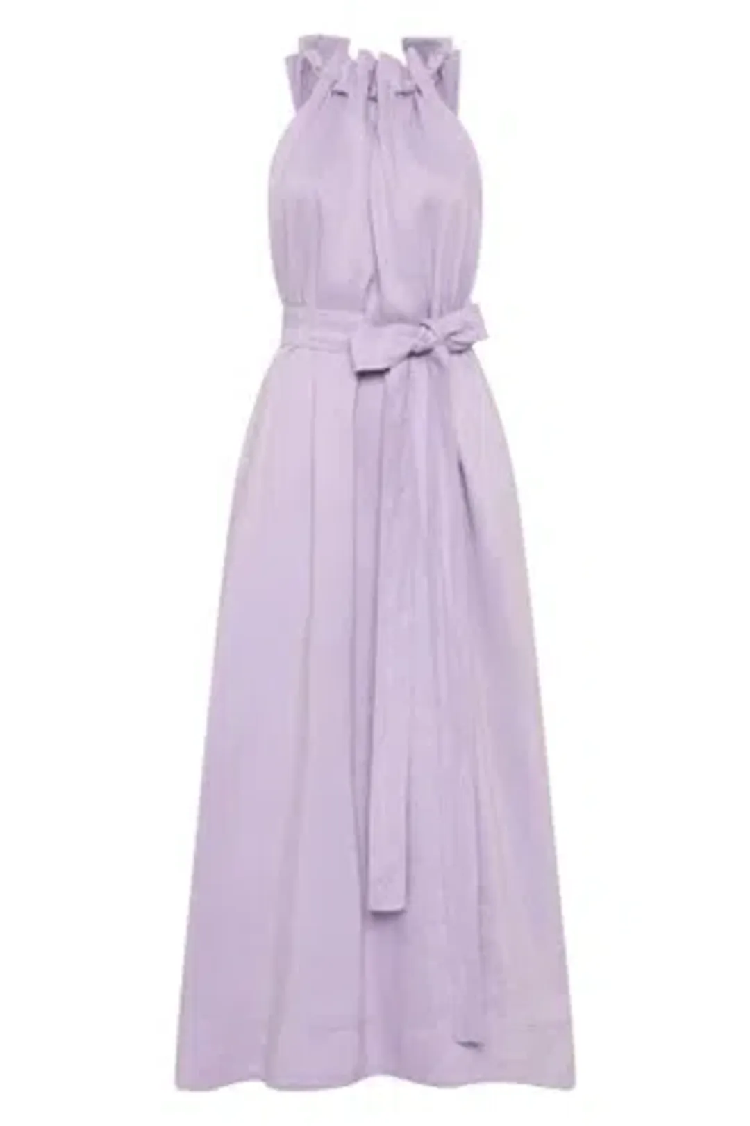 Aje Mariel Trapeze Midi Dress Lilac Size 14 for rent on The Volte - main image