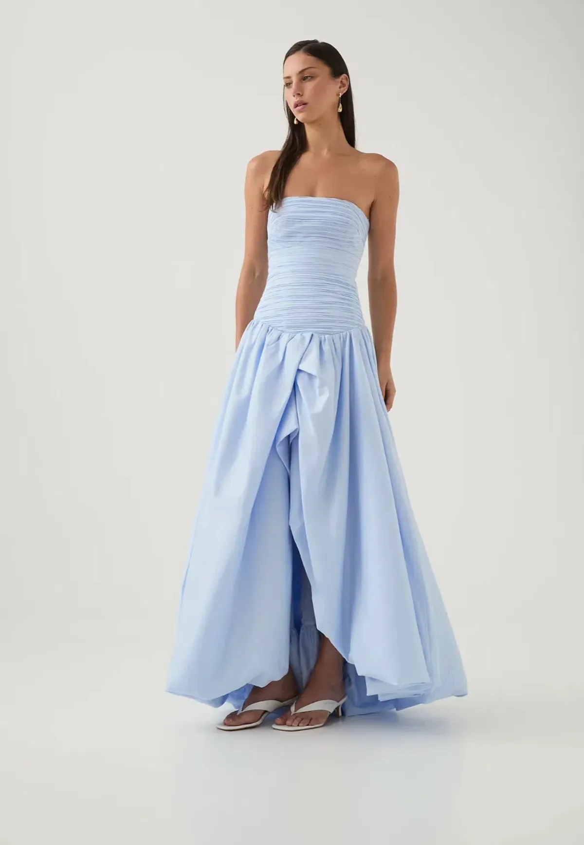 Aje Violette Bubble Hem Maxi Blue Size AU 8 - Image 3