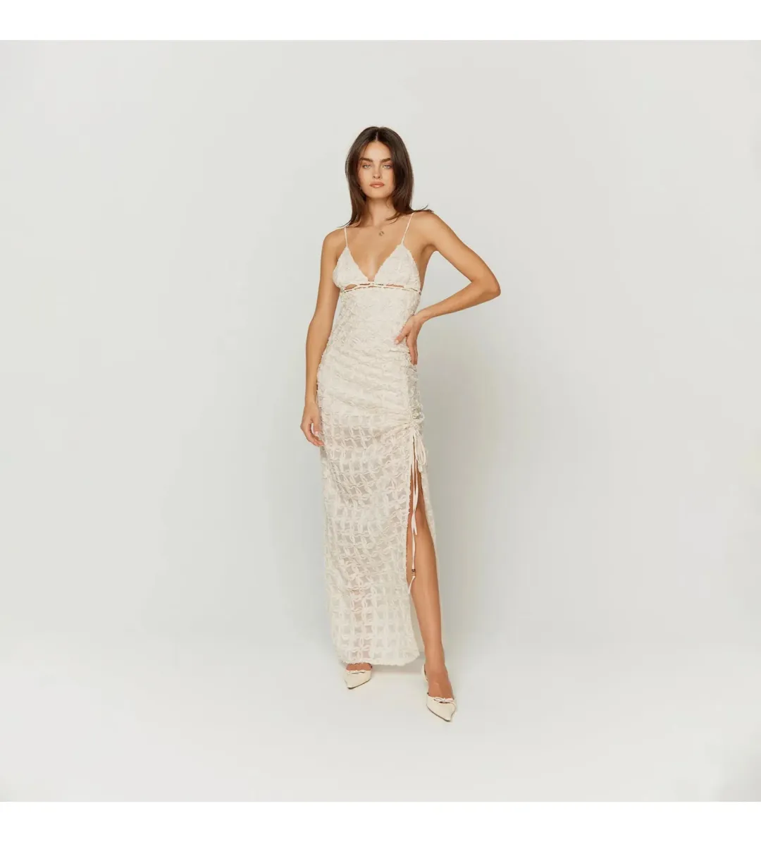 House of Sunny Hera Applique Dress Size AU 10 for rent on The Volte - main image