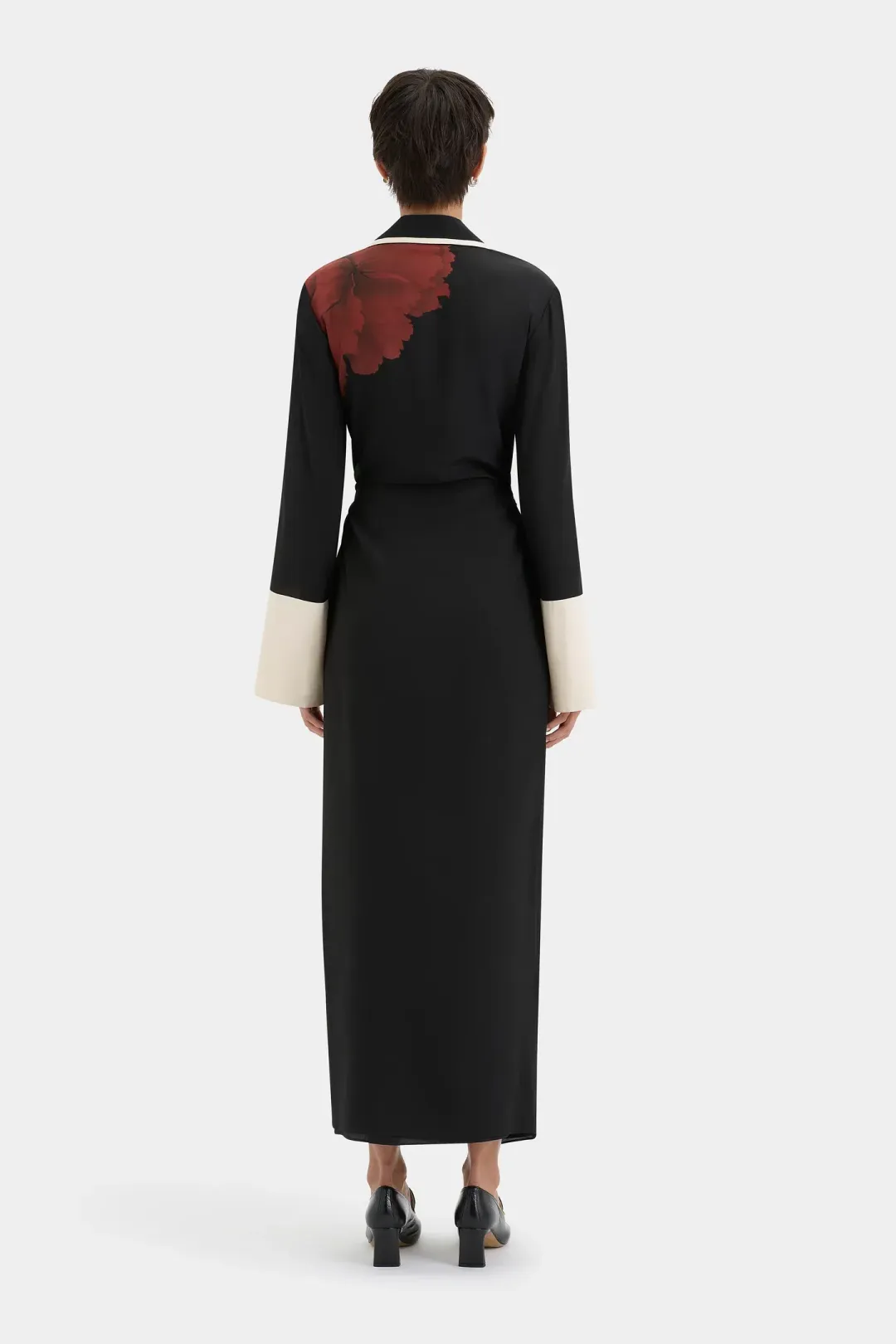 Sir the Label Florian Wrap Shirt Dress Wildflower Floral Size 0 / AU 6 for rent on The Volte - main image