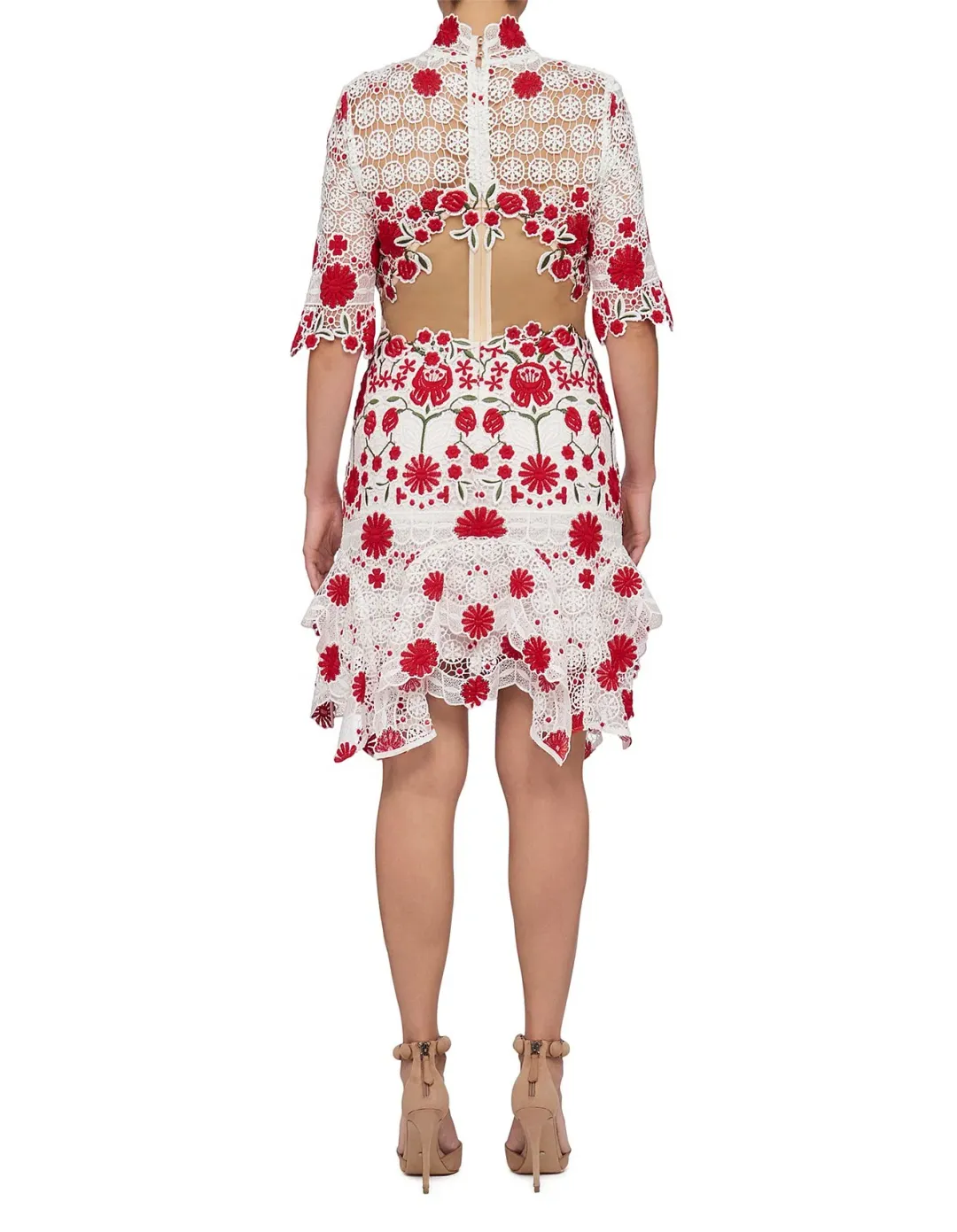 Thurley Lace English Rose Dress Print Size 8 for rent on The Volte - main image