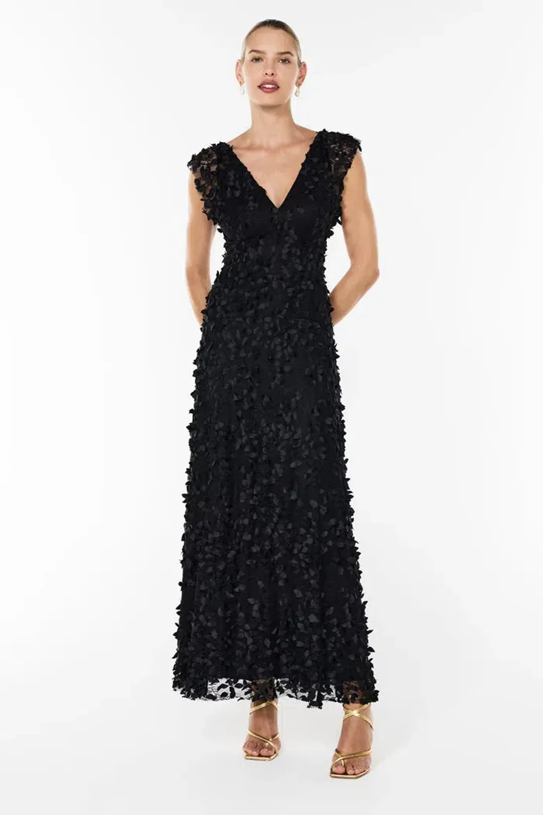 Manning Cartell Enchantment Gown Black Size 12 for rent on The Volte - main image