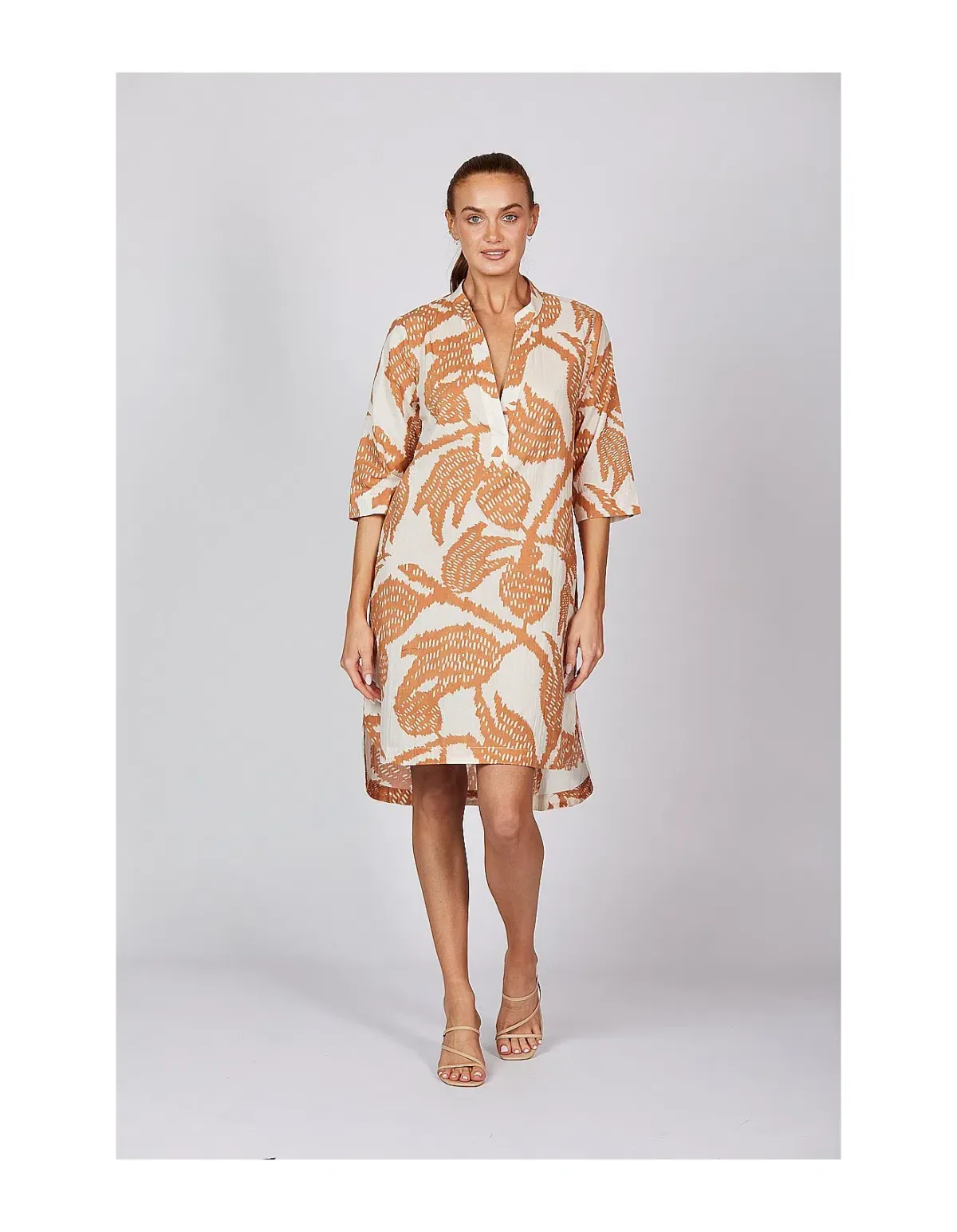 Adrift  Lana Shift Midi Dress Print Size  M / Size AU 12 - Image 2