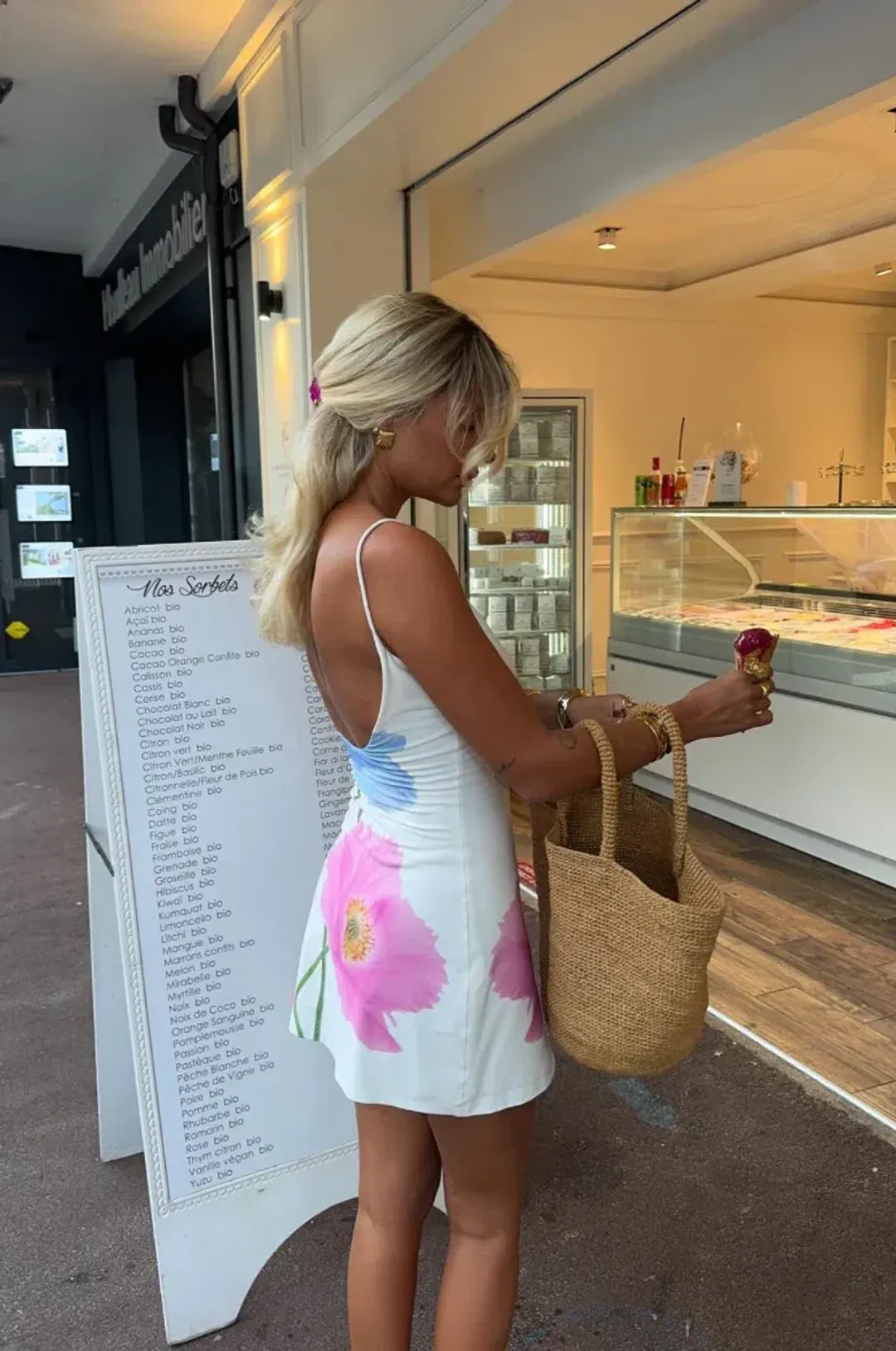 With Harper Lu low back mini dress for rent on The Volte - main image