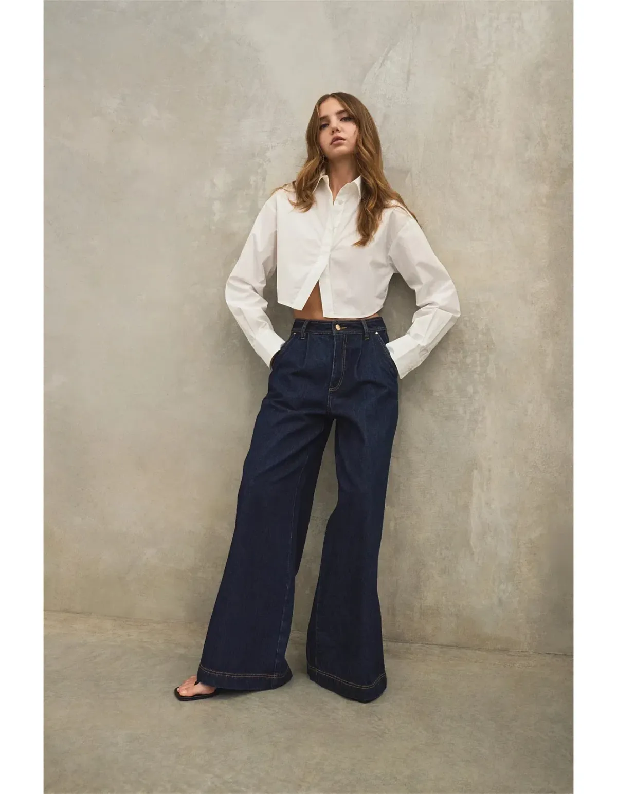 Aje Junee Tailored Denim Pants Size 10 - Image 5