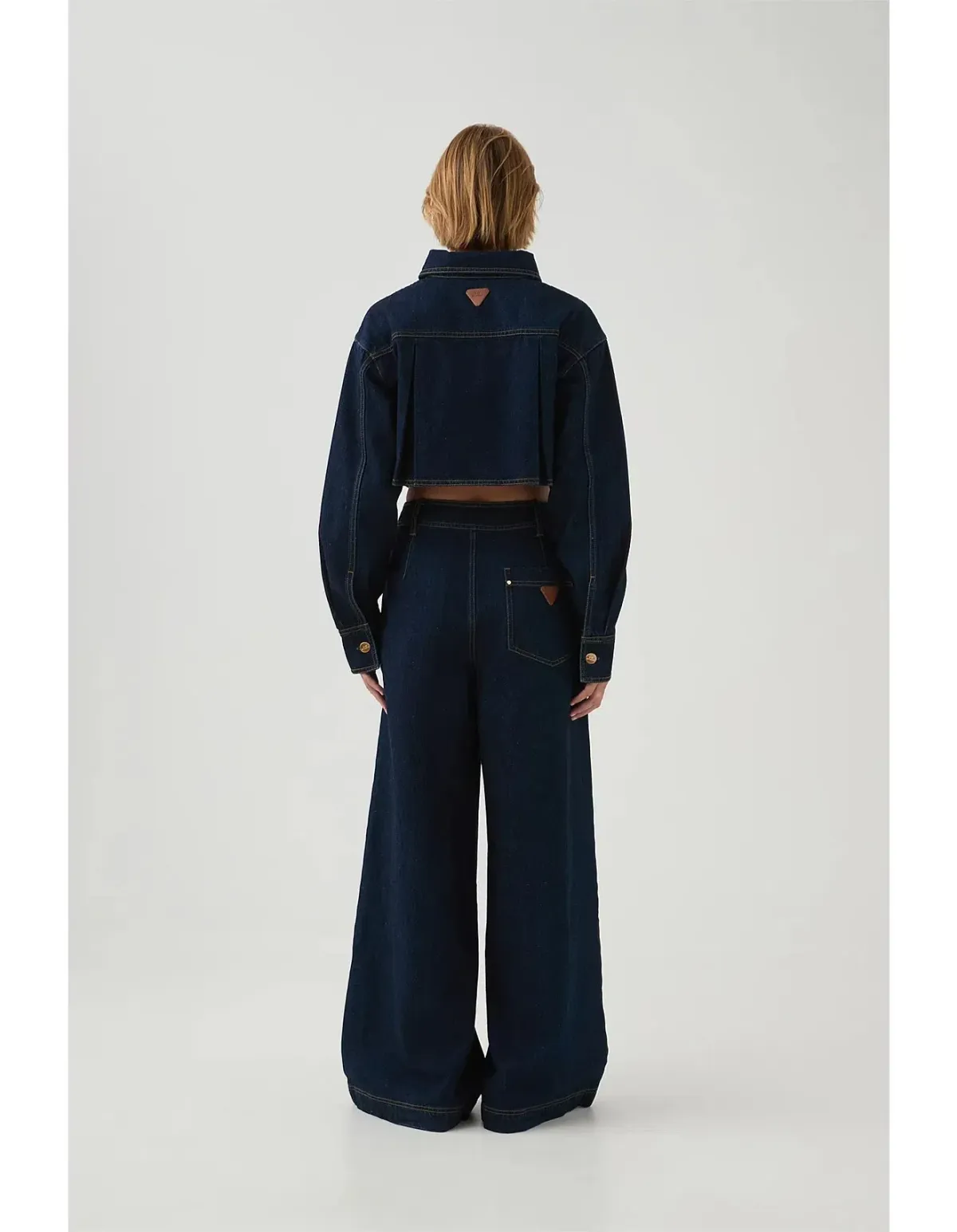 Aje Junee Tailored Denim Pants Size 10 - Image 3