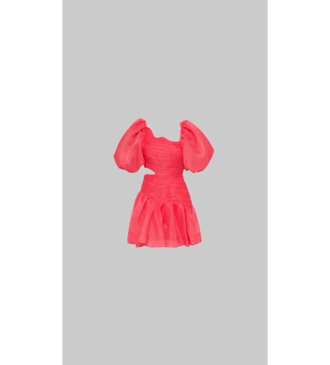  Aje Joan Puff Sleeve Mini Dress Size AU 8 for rent on The Volte - main image