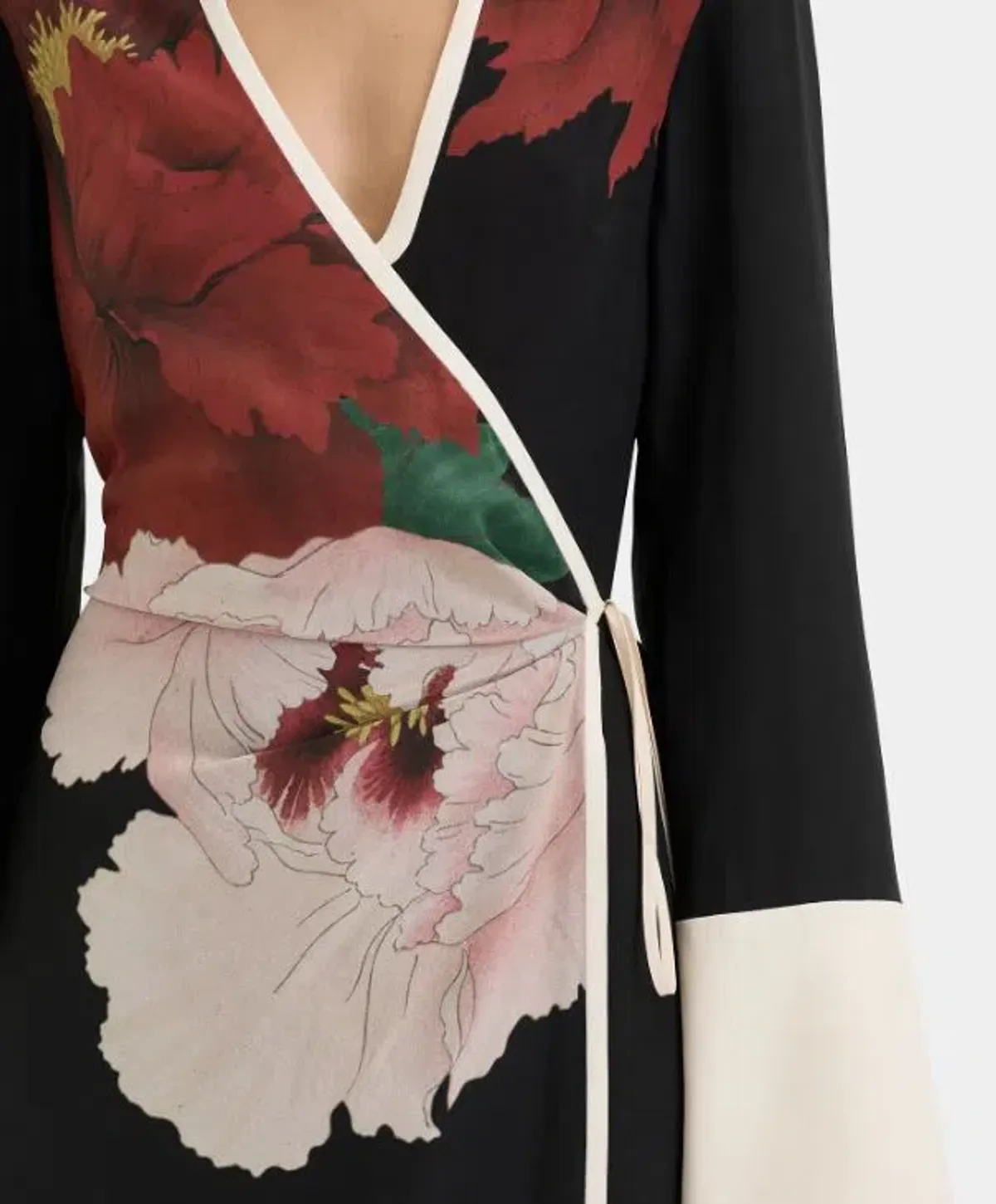 Sir The Label Florian Wrap Shirt Dress Floral Size 4/AU 14 - Image 2