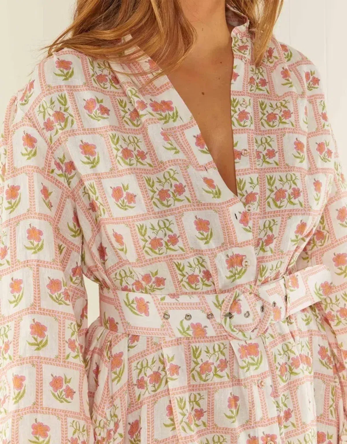 Palm Noosa Noddy Hibiscus Dress Floral Size 8 - Image 3