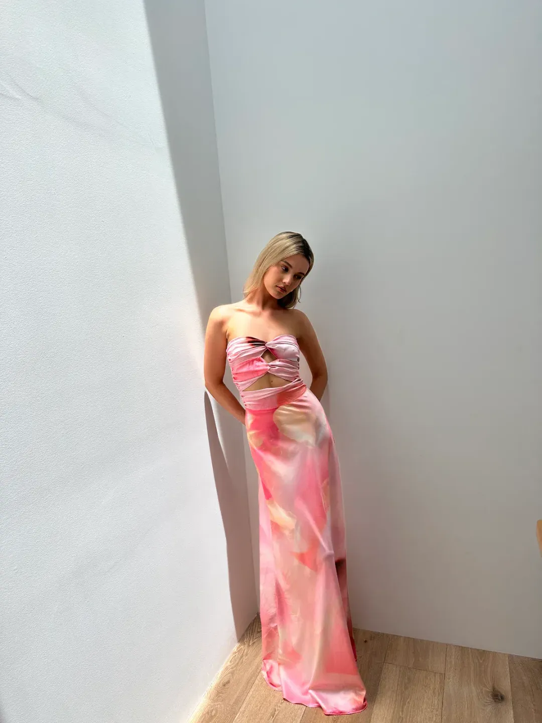 HNTR the Label Inka Dress Lillie Print Size Medium AU 10 for rent on The Volte - main image