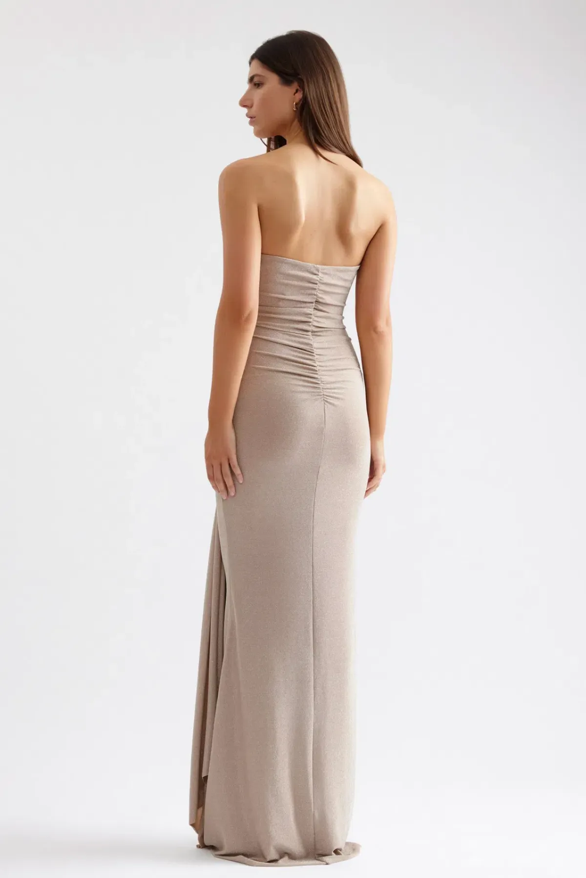 Lexi Clothing Tiffany Dress Champagne Size S - AU 8 - Image 5