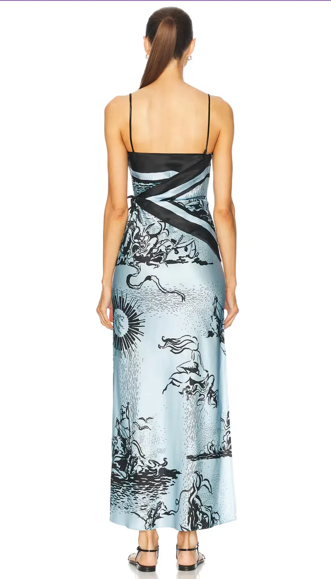 SIR Dreamwood Scarf Maxi Dress Size AU 12 for rent on The Volte - main image