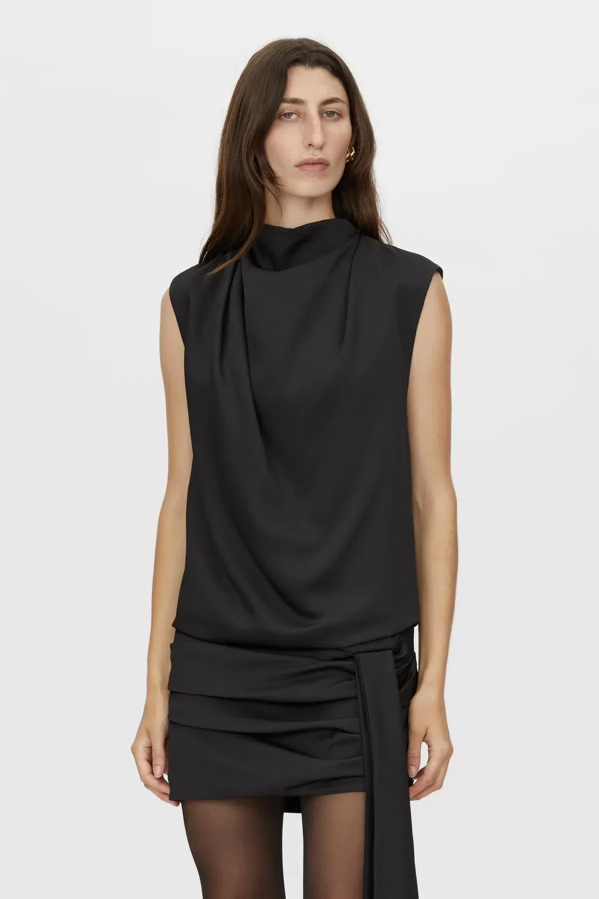 CAMILLA AND MARC Cyphre Mini Dress in Black Size 6 - Image 3