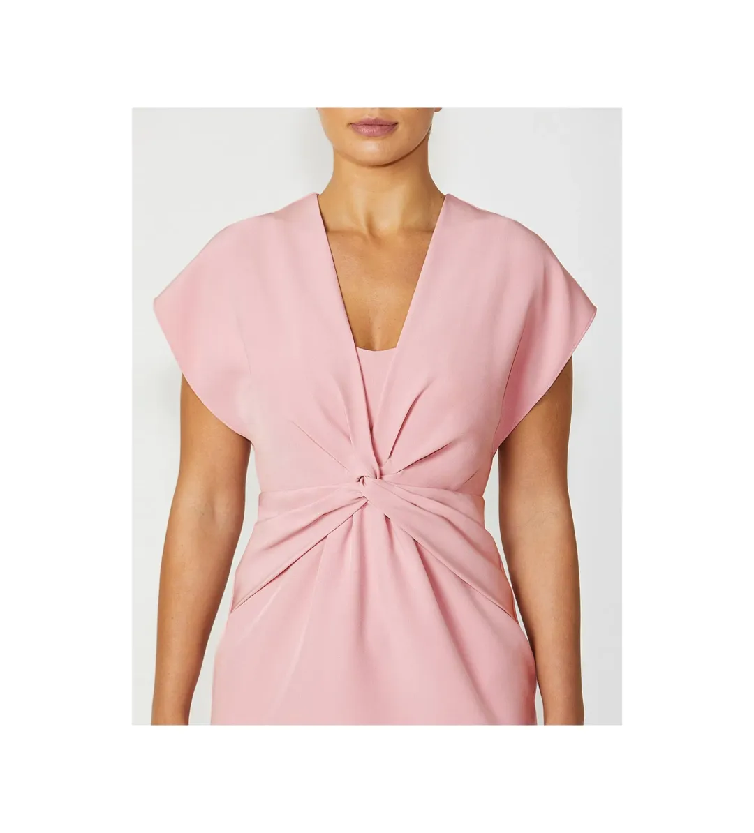 Anthea Crawford Kyla Midi Dress Pink Size AU 16 for rent on The Volte - main image