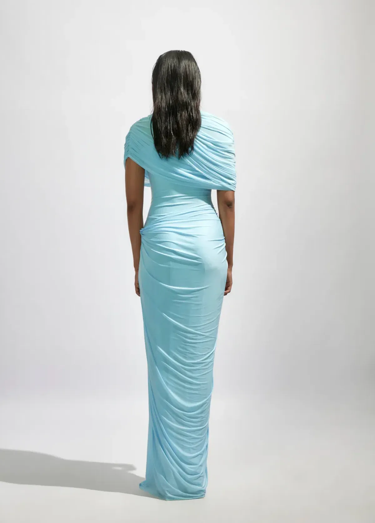 Deme by Gabriella Jasmine Gown Blue Size 8 - Image 3