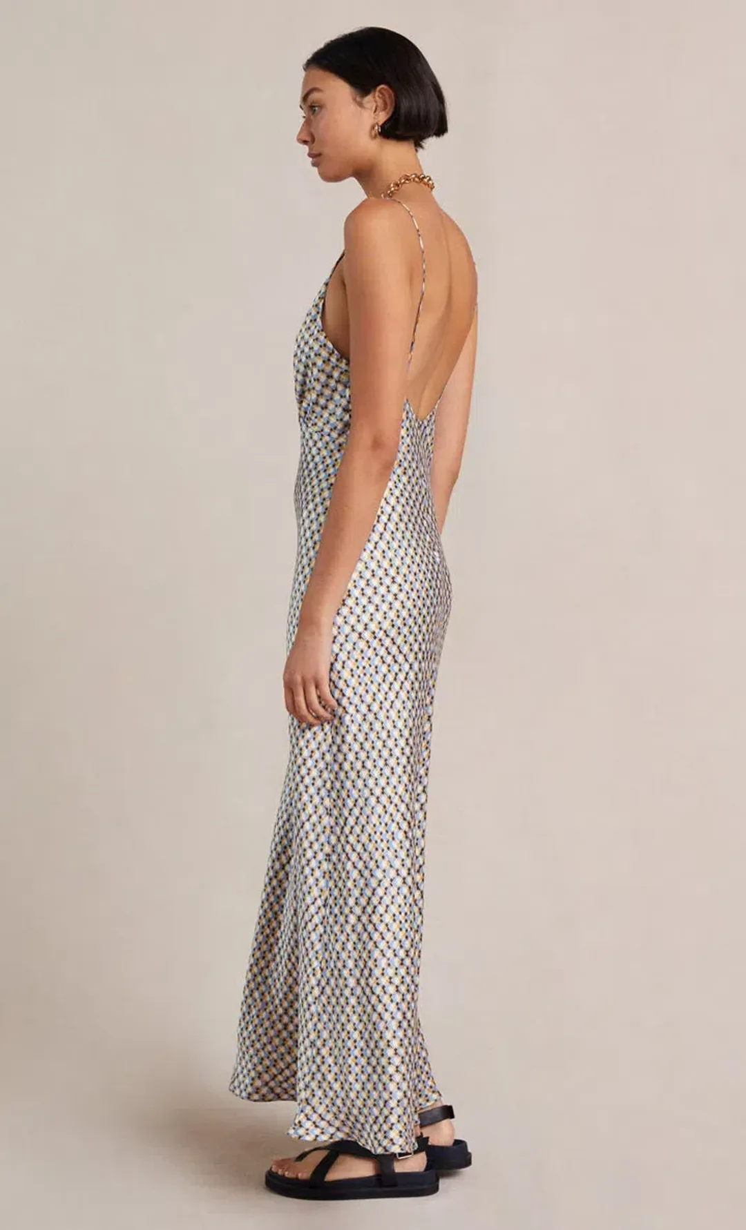 Bec & Bridge Frankie V Dress Print Size AU 8 for rent on The Volte - main image