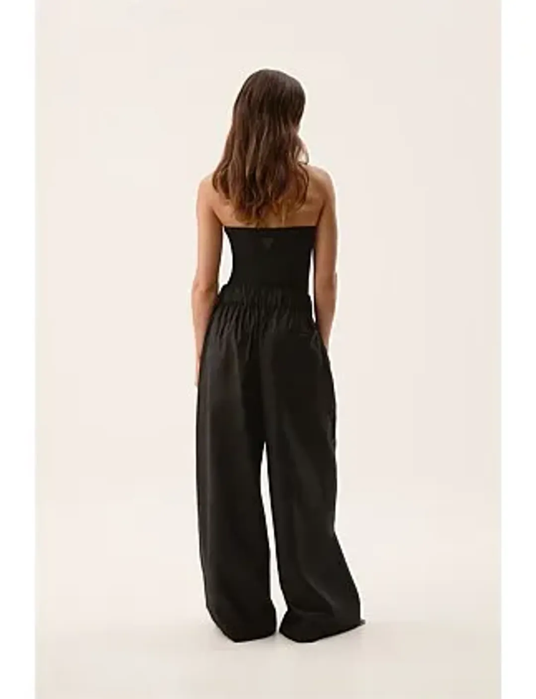 Aje Airlie Relaxed Pants in Black Size AU 8 for rent on The Volte - main image