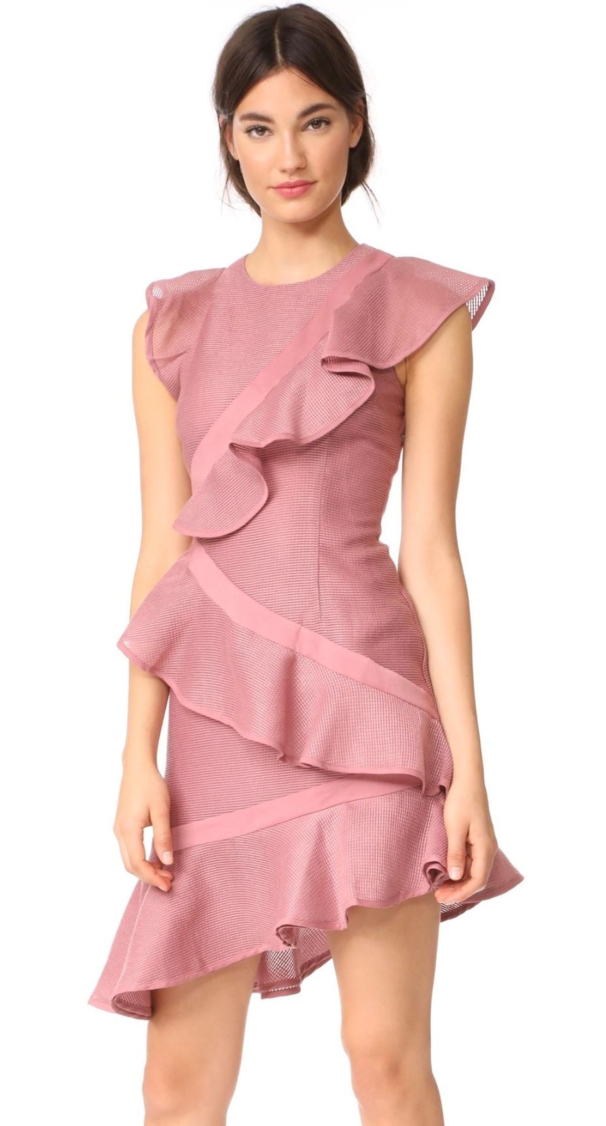 Keepsake Flashing Lights Mini Dress Pink Size 12 - Image 2