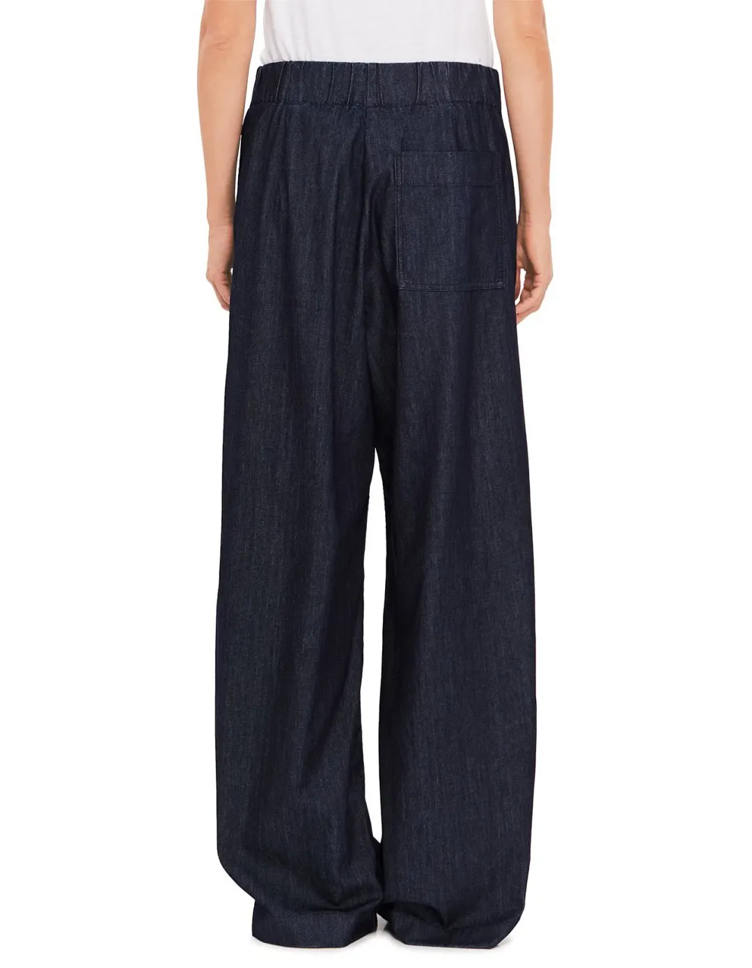 Dries Van Noten Pila Wide Leg Denim Pants Indigo Size L/ AU 12 for rent on The Volte - main image