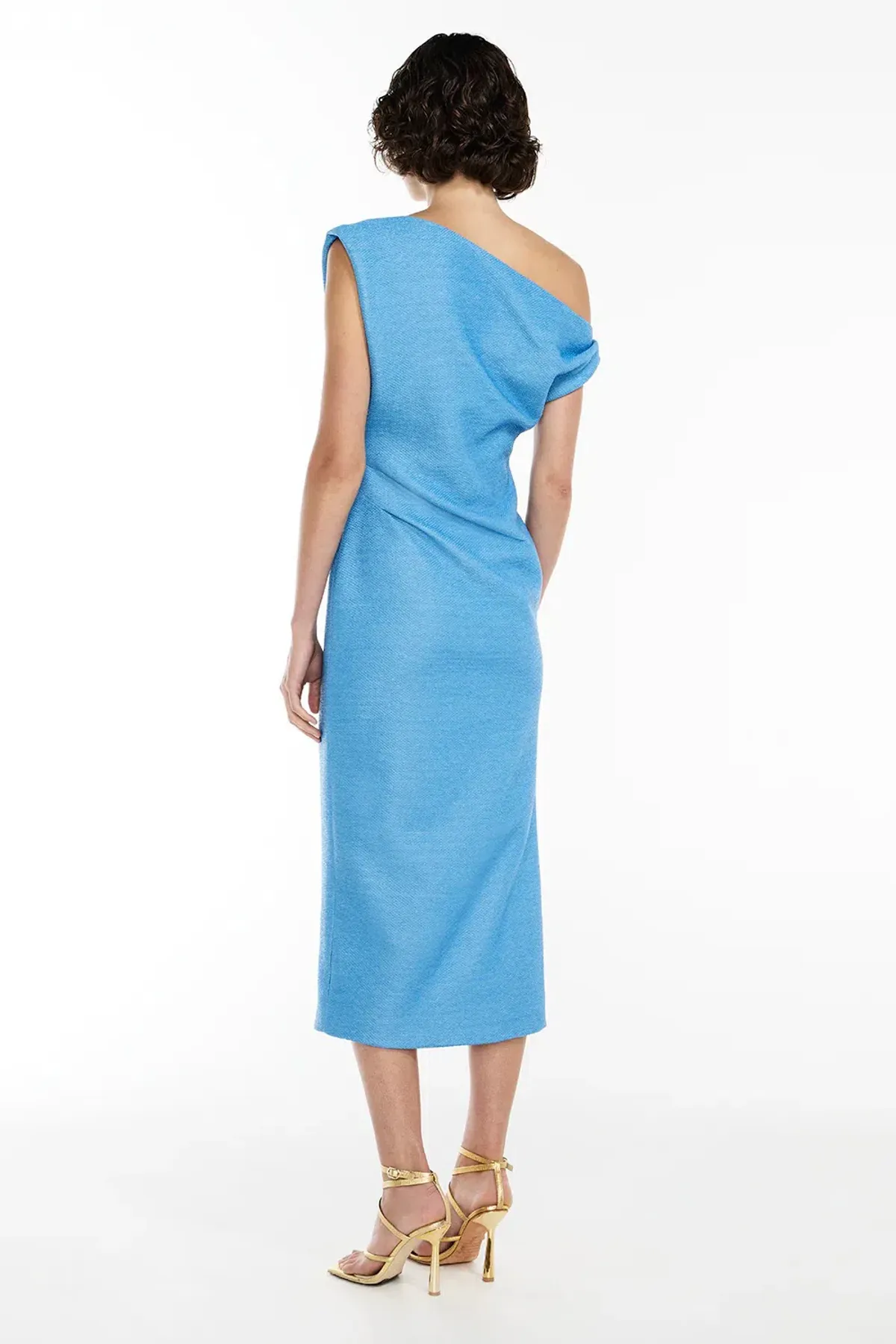Manning Cartell Inspired Life Midi Dress Blue Size AU 12 - Image 3