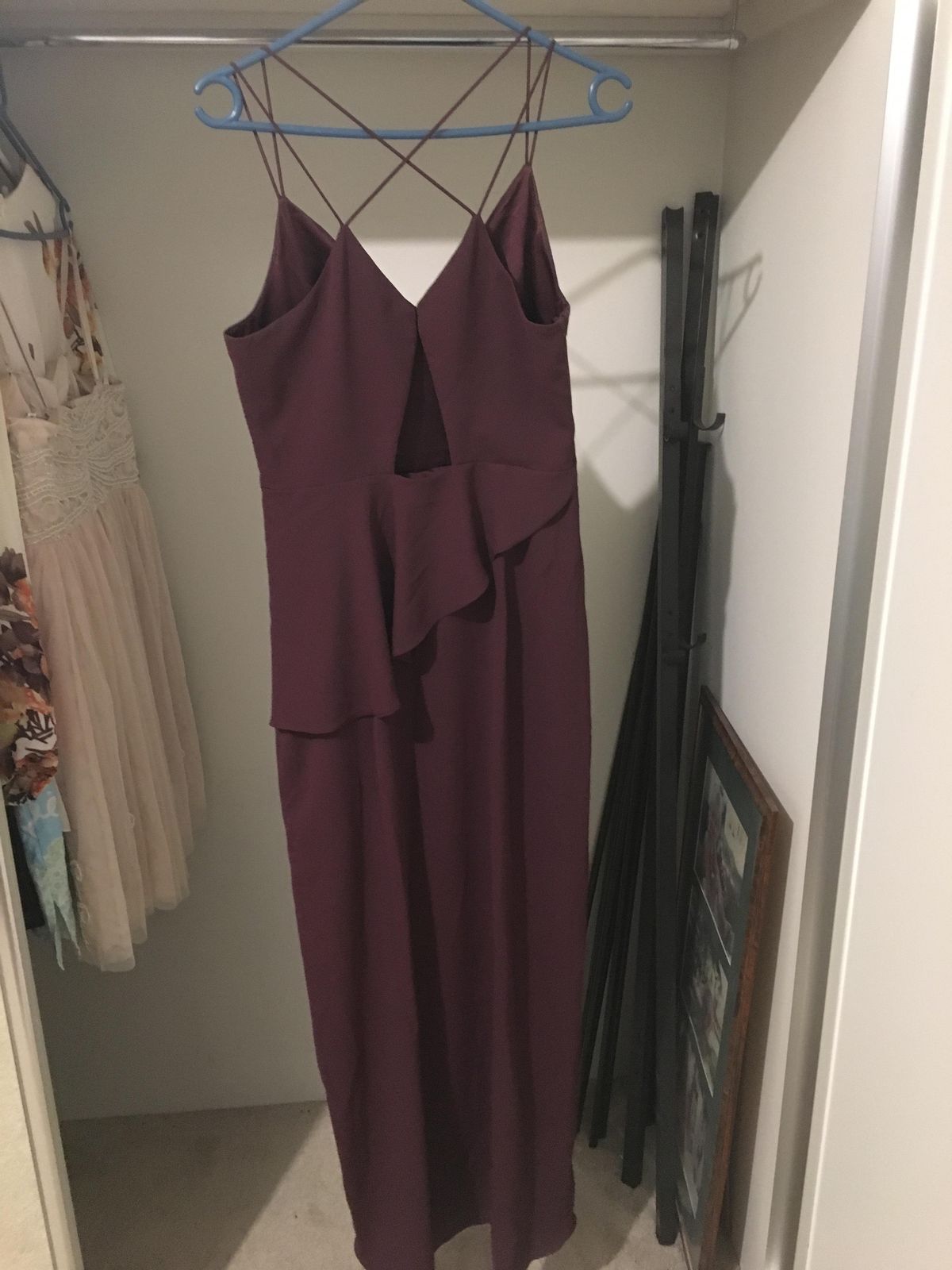 Maroon Midi dress Size 10 - Image 3