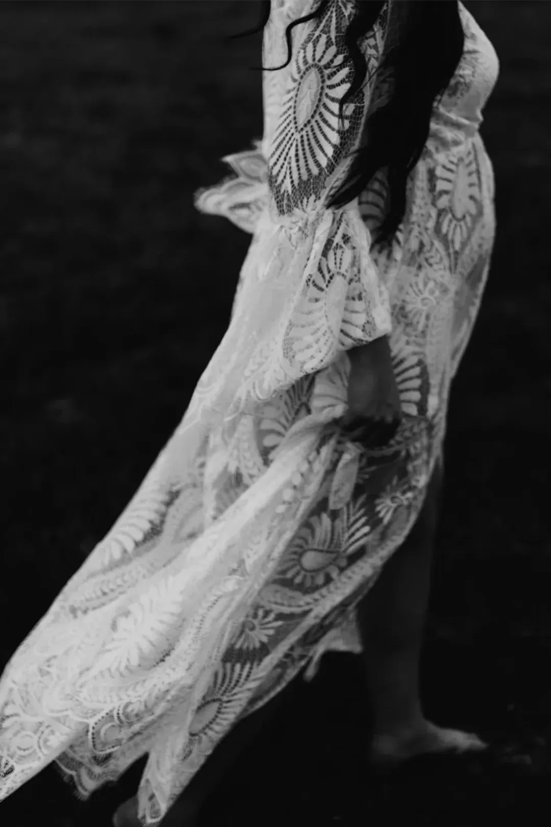 Co & Ry Everly Wrap Dress White Maxi One Size for rent on The Volte - main image