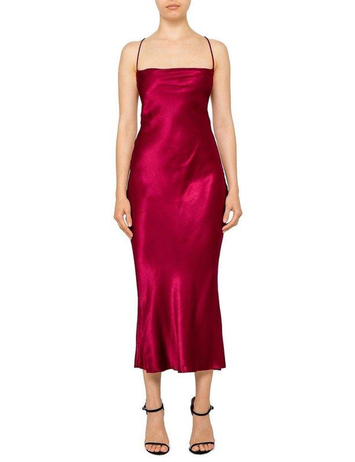Bec & Bridge Kaia Cowl Midi Dress | Plum | Size 8 - Image 3