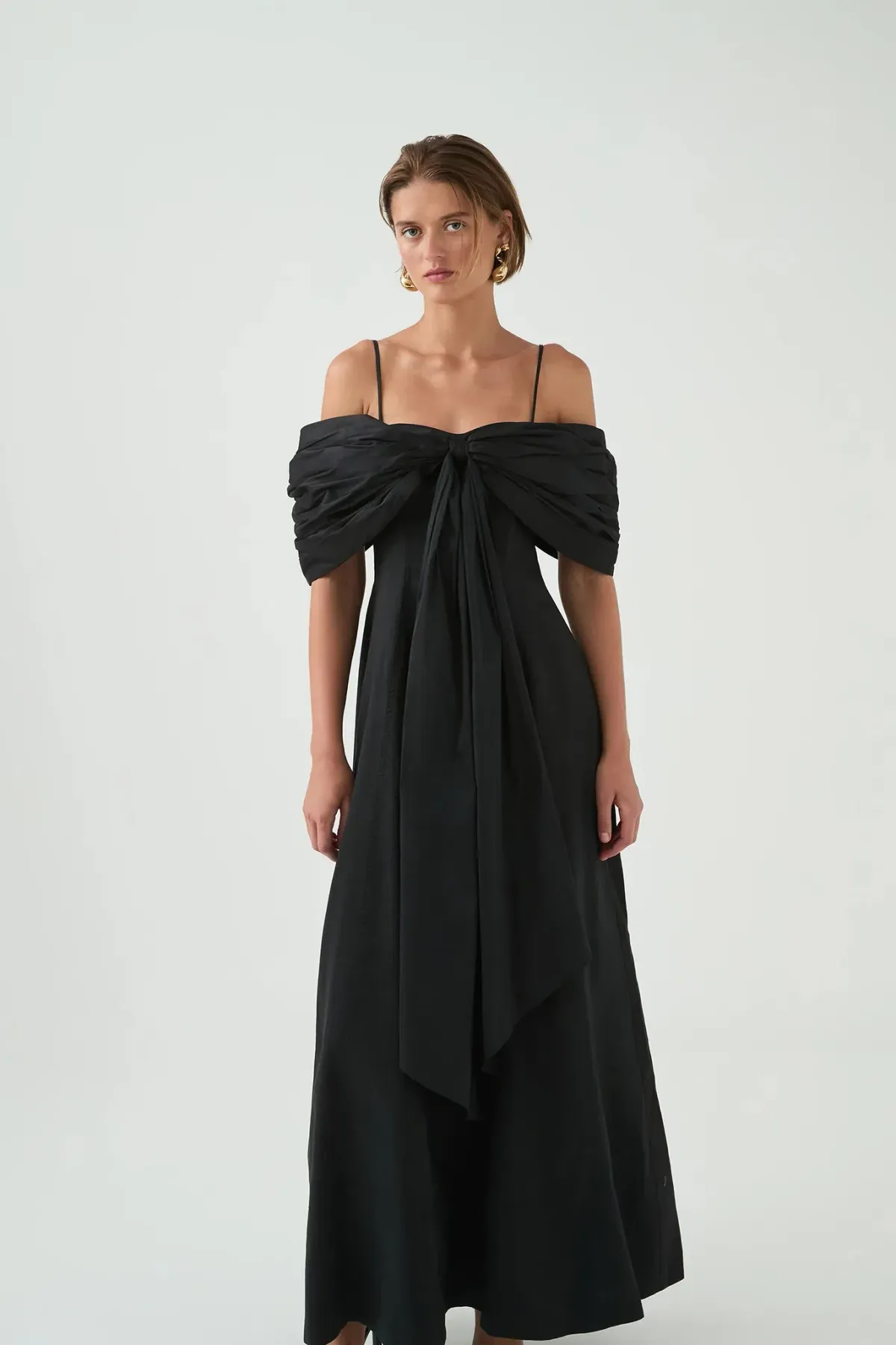 Aje Scarlett Gown Black Size 8 - Image 3