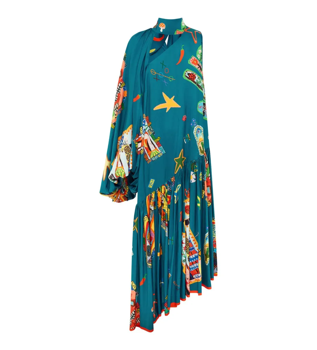 Alemais Rollers Maxi Print Size 6 for rent on The Volte - main image