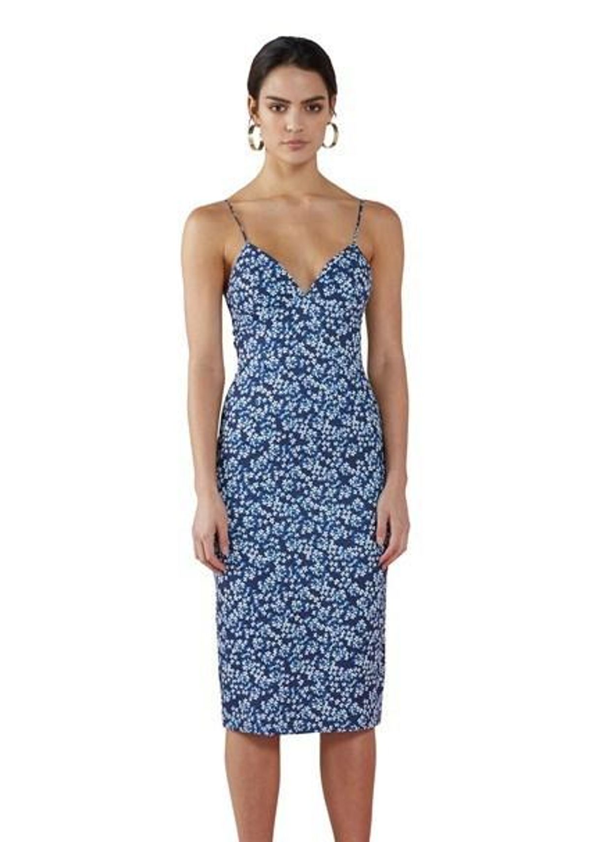 By Johnny Star Jasmine Triangle Midi Dress - Size 6 - Image 1