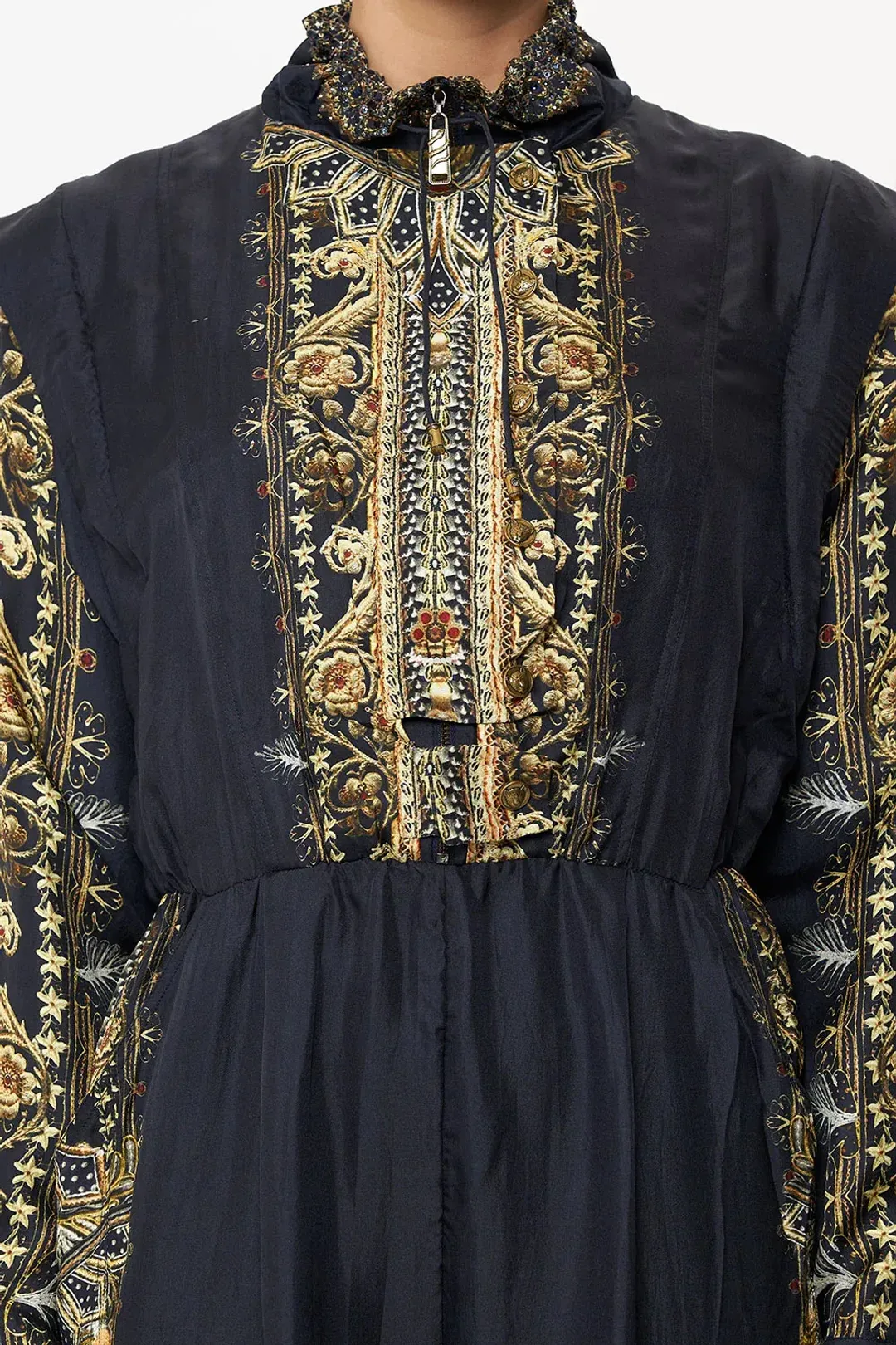 Camilla Its All Over Torero Jumpsuit With Removable Sleeve Multi Size L / AU 14 for rent on The Volte - main image