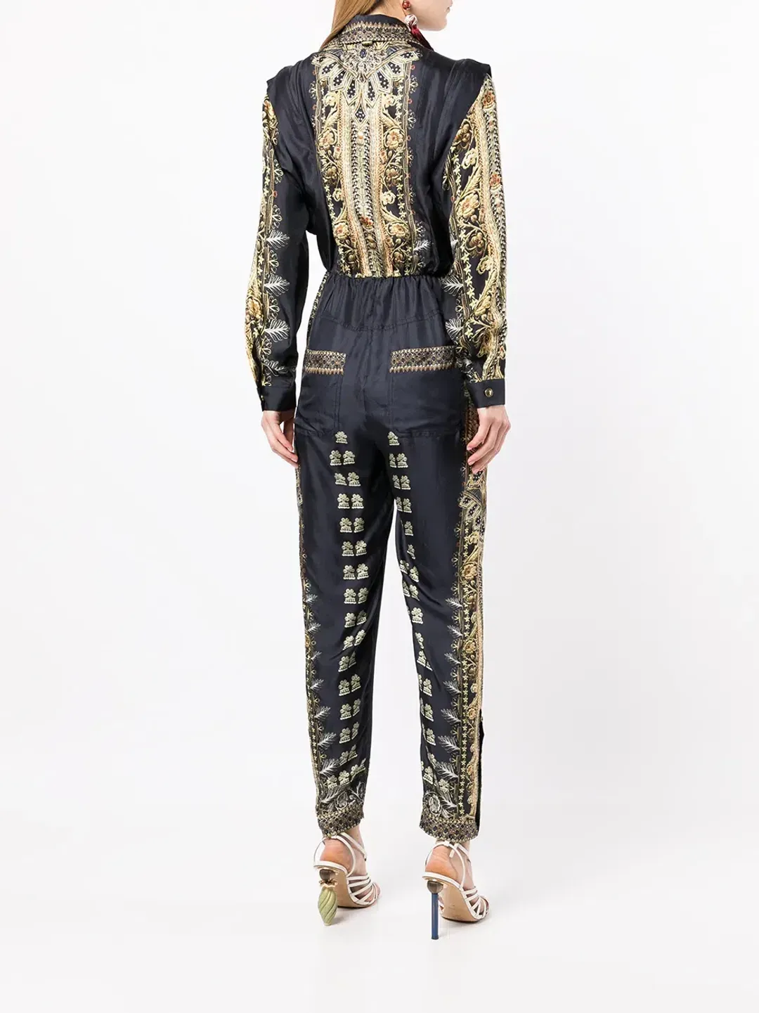 Camilla Its All Over Torero Jumpsuit With Removable Sleeve Multi Size L / AU 14 for rent on The Volte - main image