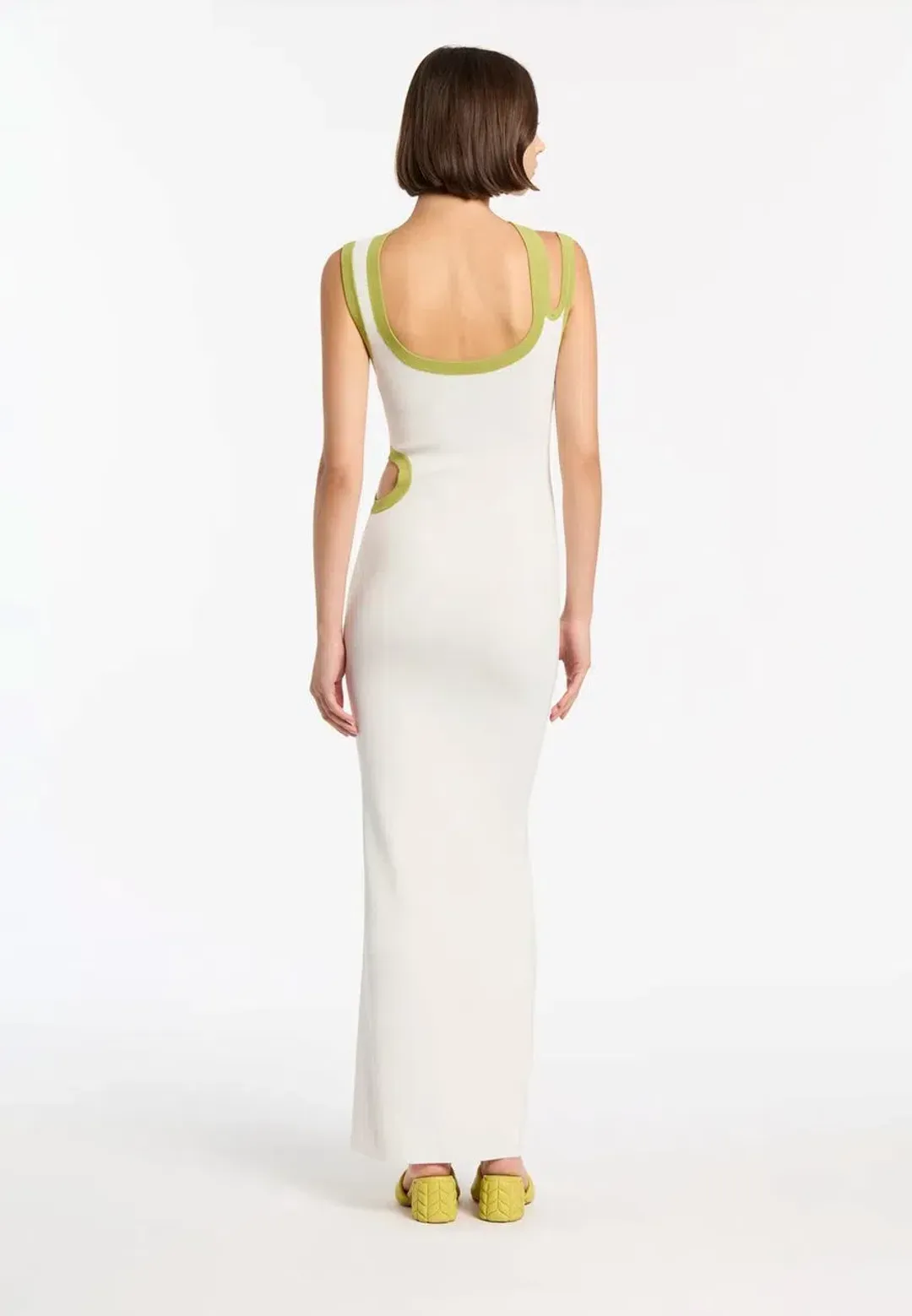 Sir The Label  Evangelina Cut Out Maxi Dress White Size 8 for rent on The Volte - main image