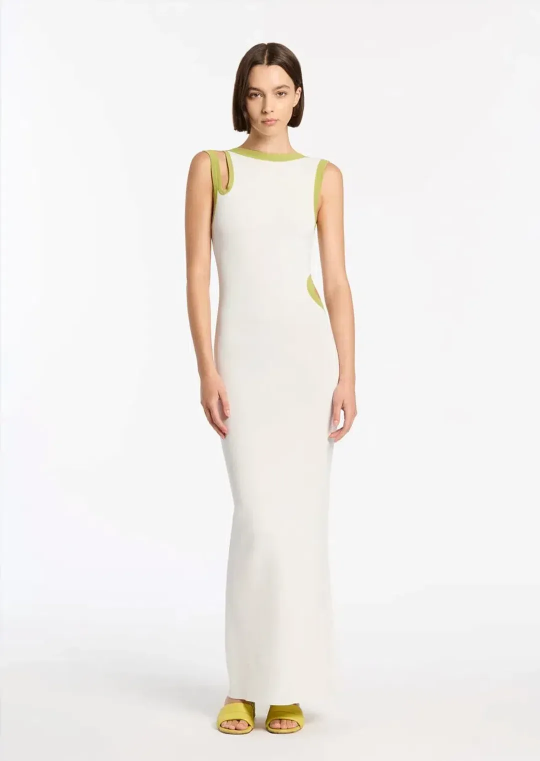 Sir The Label  Evangelina Cut Out Maxi Dress White Size 8 for rent on The Volte - main image