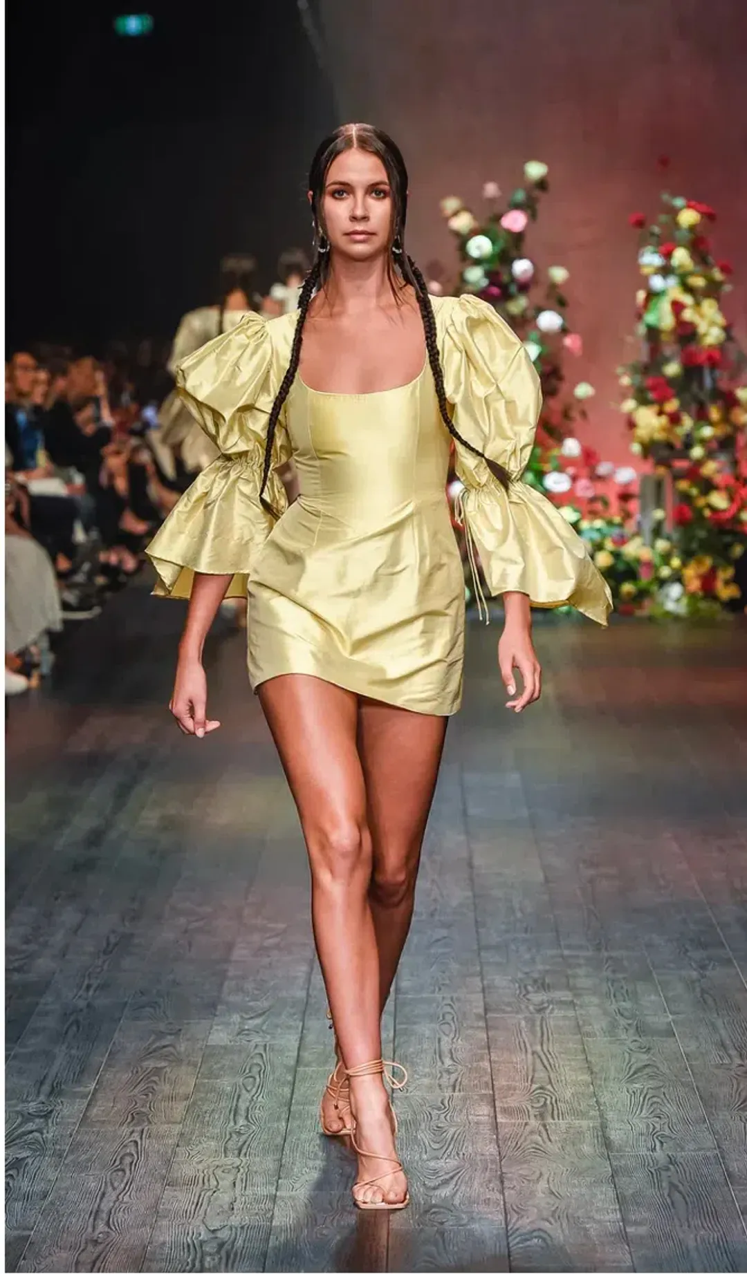 Van Der Kooij Neve Volume Mini Dress Size 10  for rent on The Volte - main image