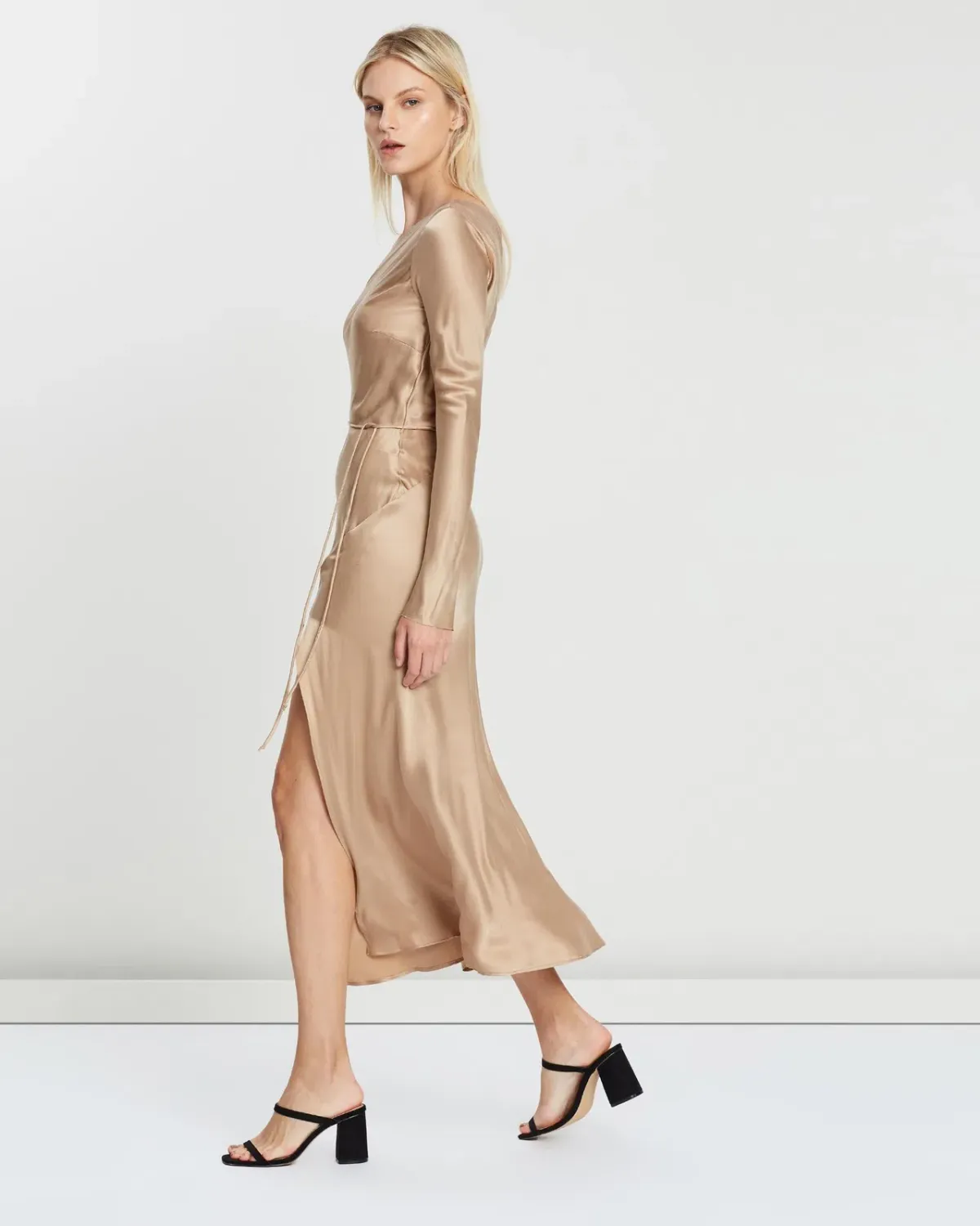 Bec & Bridge Classic One Shoulder Dress Size 8 - Image 4