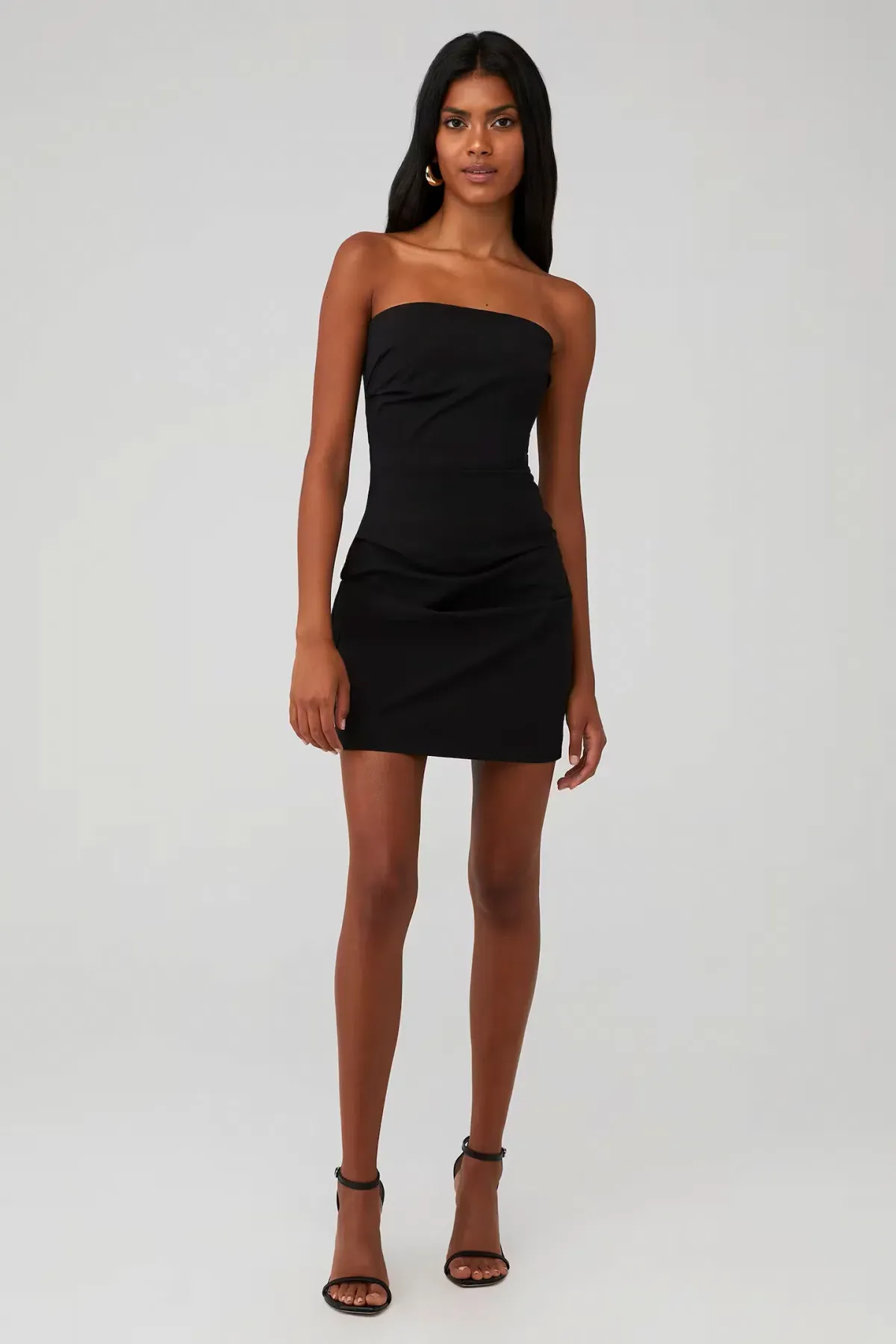Bec & Bridge Zelie Strapless Mini Dress Black Size AU 8 - Image 1