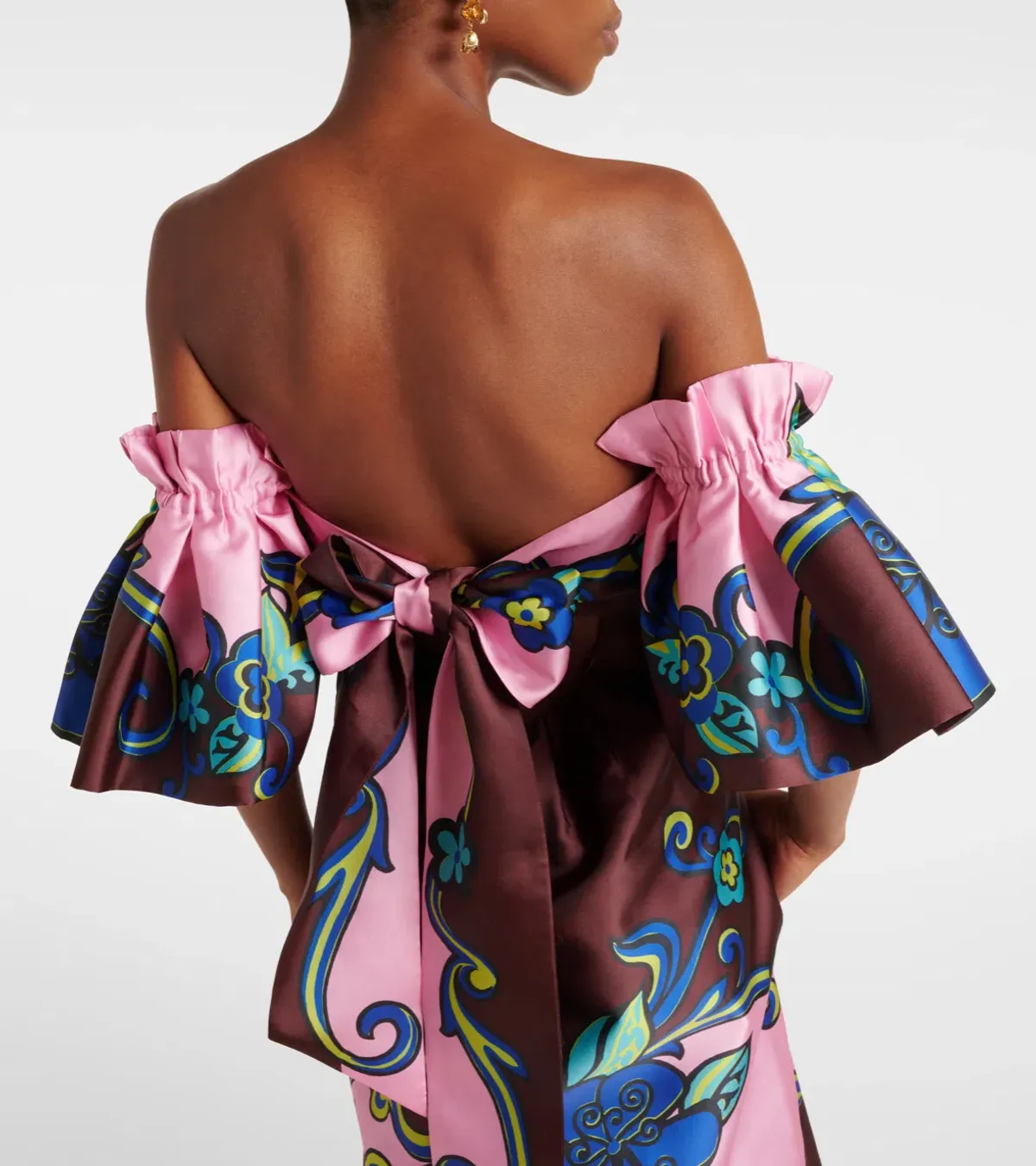 Alemais Azalea Off Shoulder Dress Floral Size AU 10 - Image 4