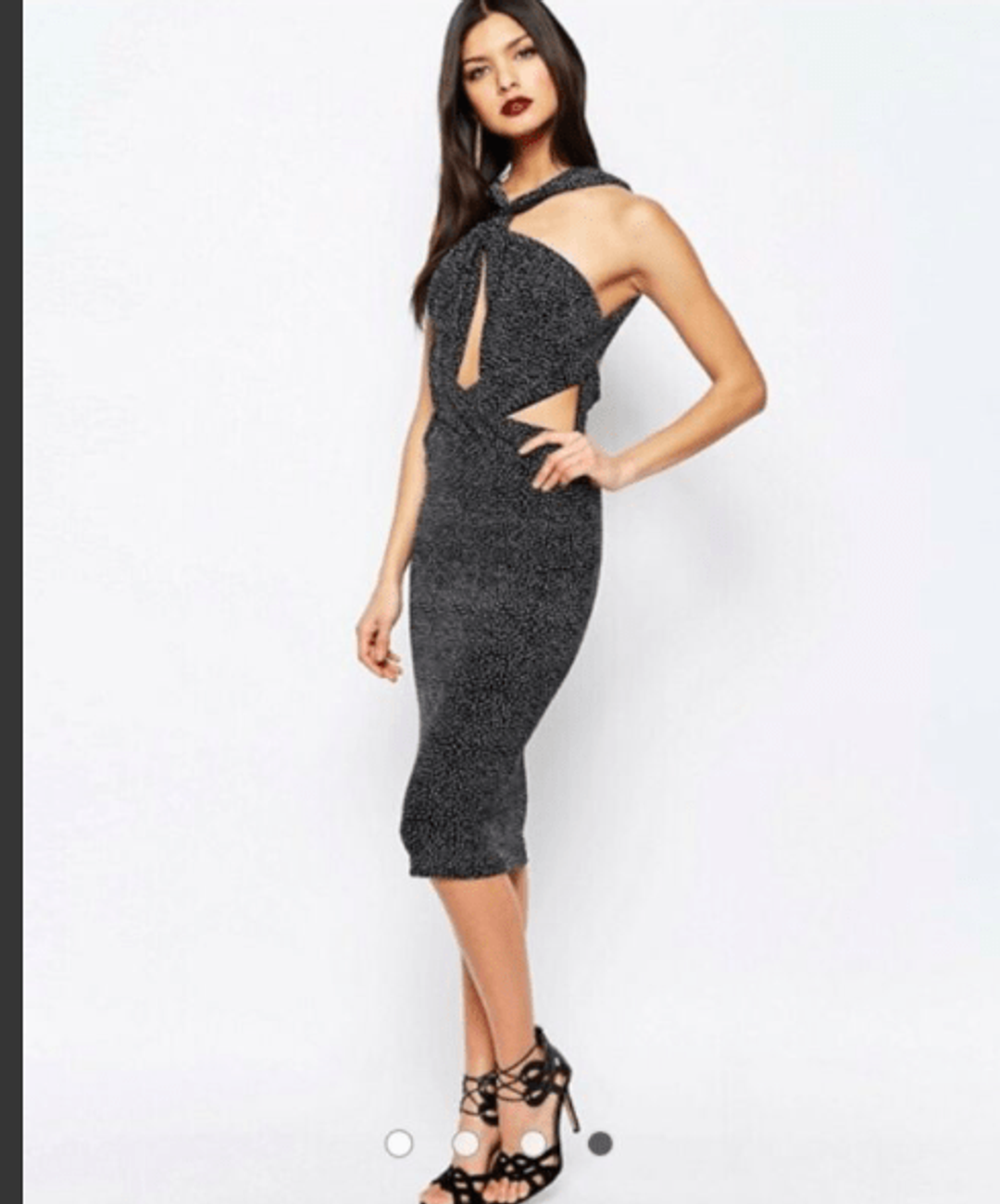 Bec & Bridge - The Amulet Twist Halter Dress Size 10 for rent on The Volte - main image