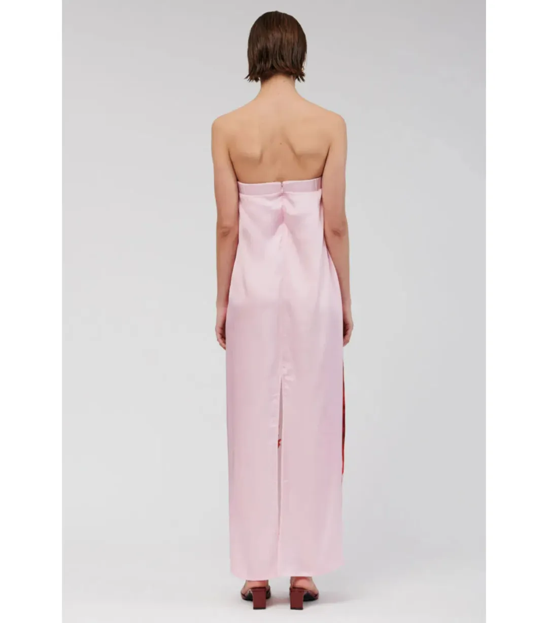 Suboo Emilia Bustier Maxi Dress Pink Size AU 12  for rent on The Volte - main image