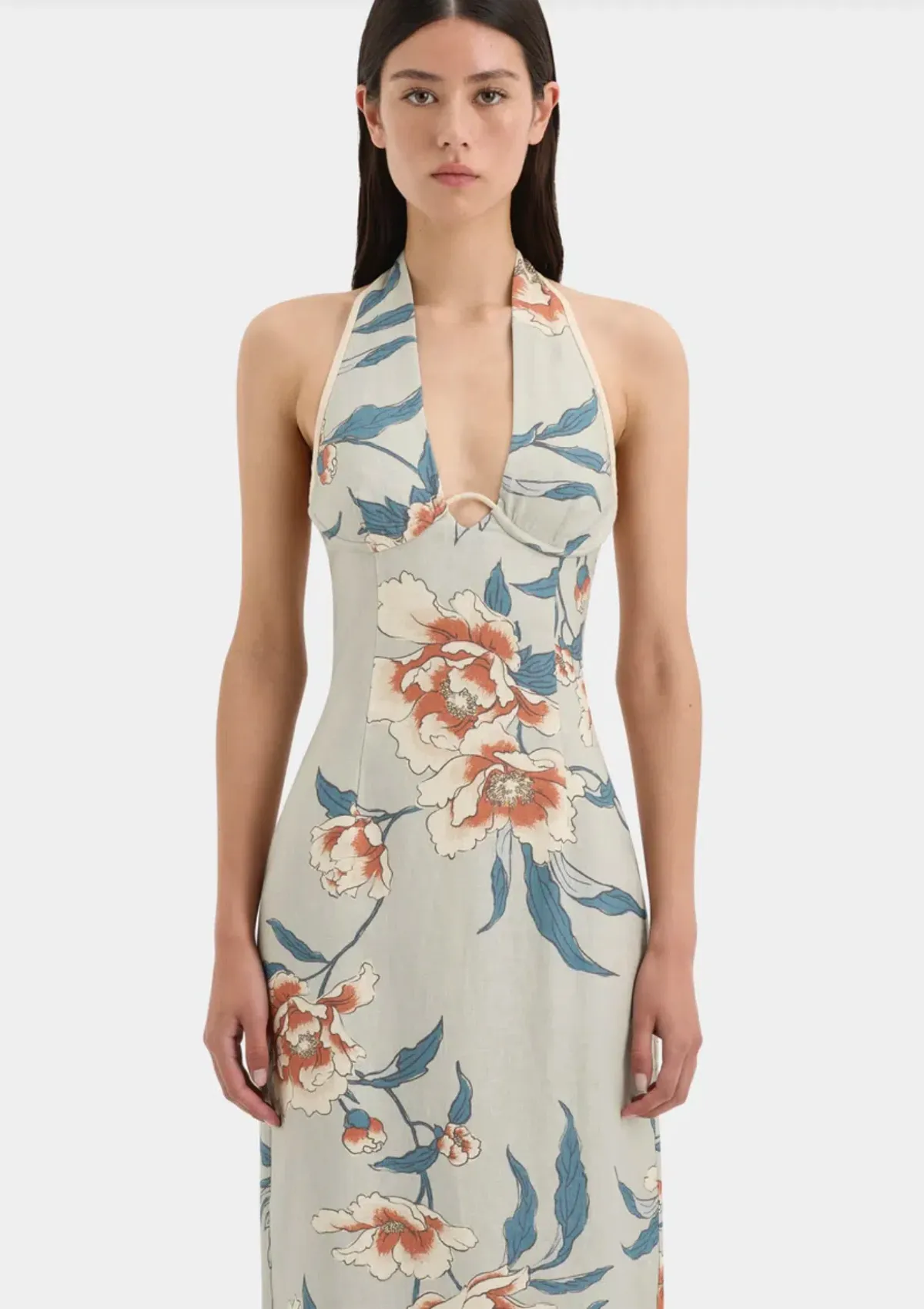 SIR the Label Roisin Halter Maxi Size AU 8 - Image 4