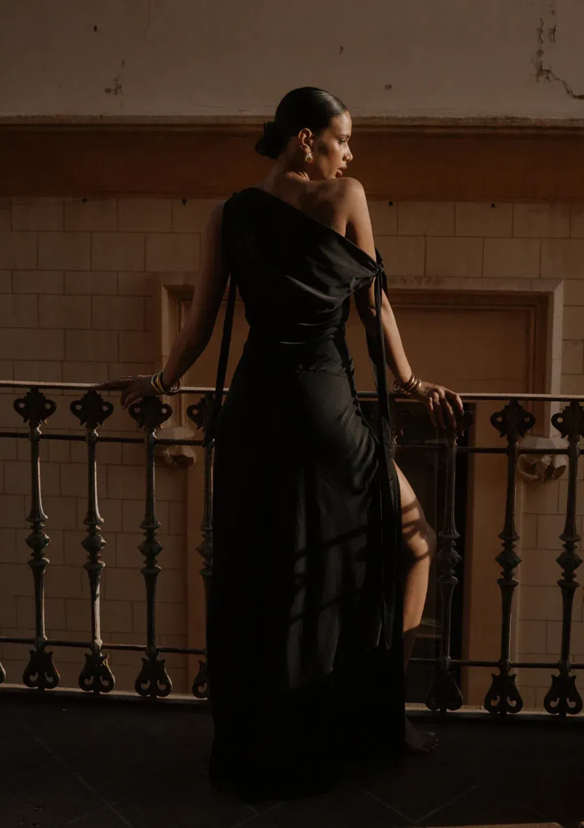 JGR & STN RASCHKE GOWN Black Size 8 - Image 3